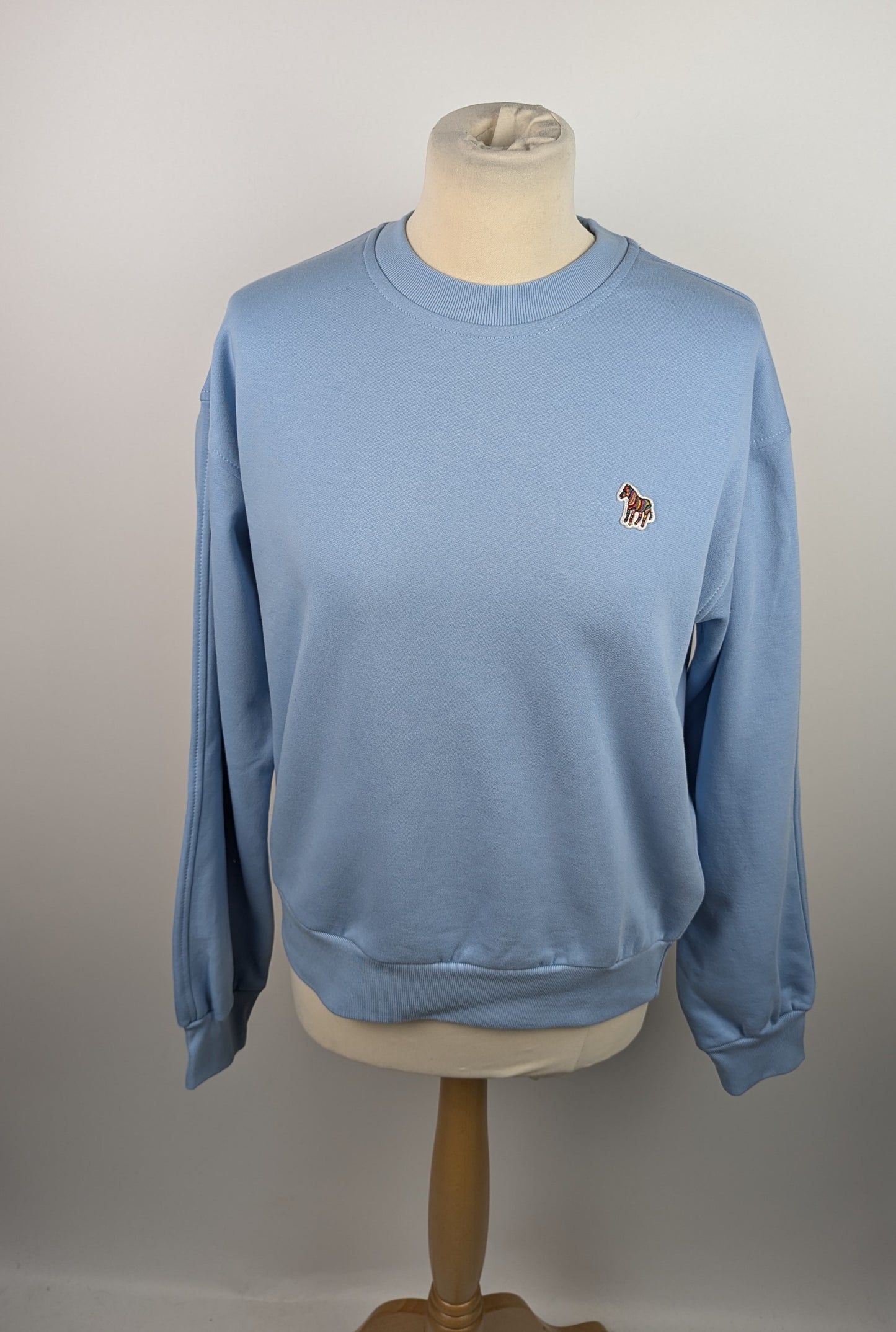 Paul Smith Women's Zebra Logo Cotton Sweatshirt - Blue