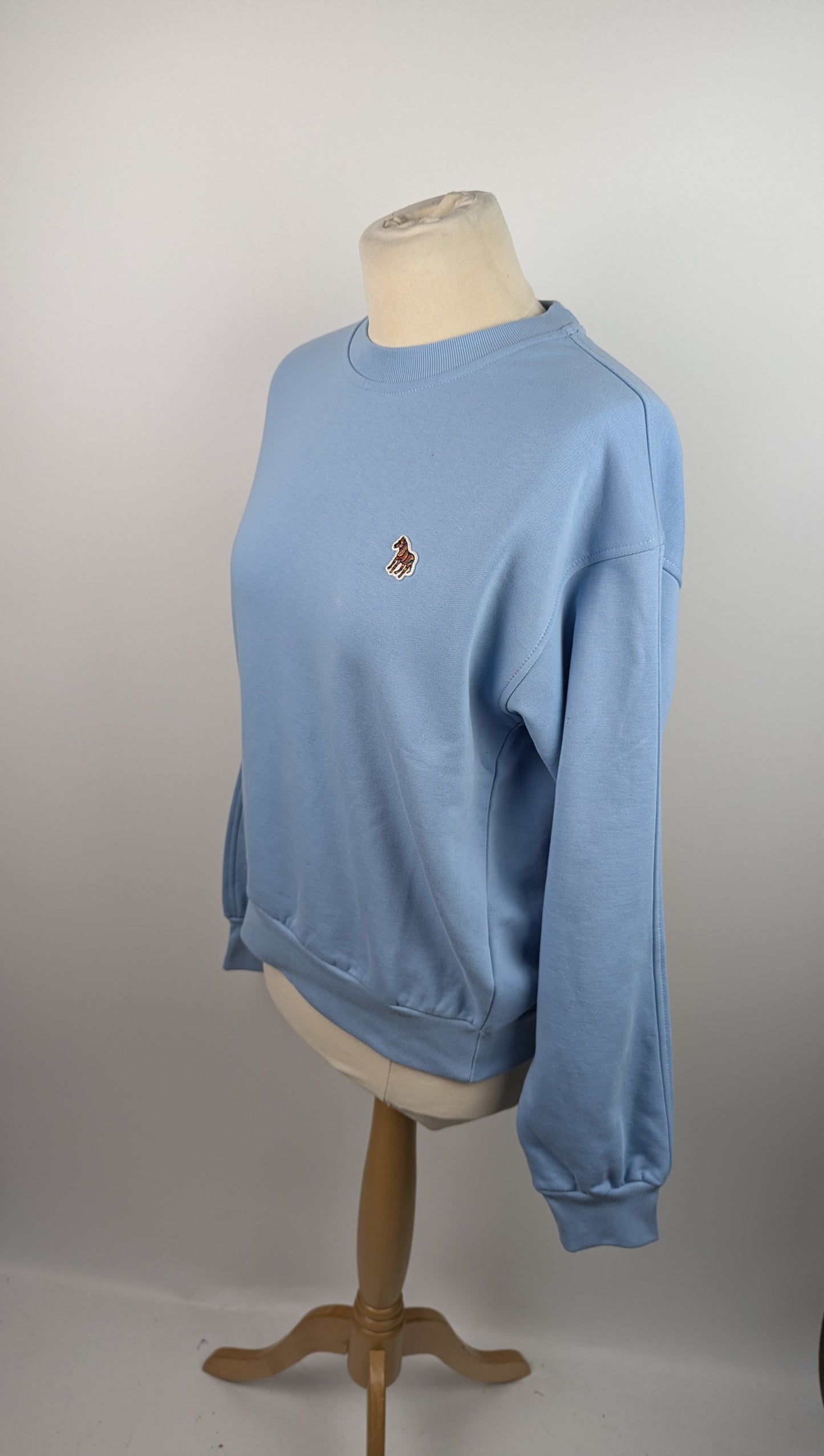 Paul Smith Women's Zebra Logo Cotton Sweatshirt - Blue