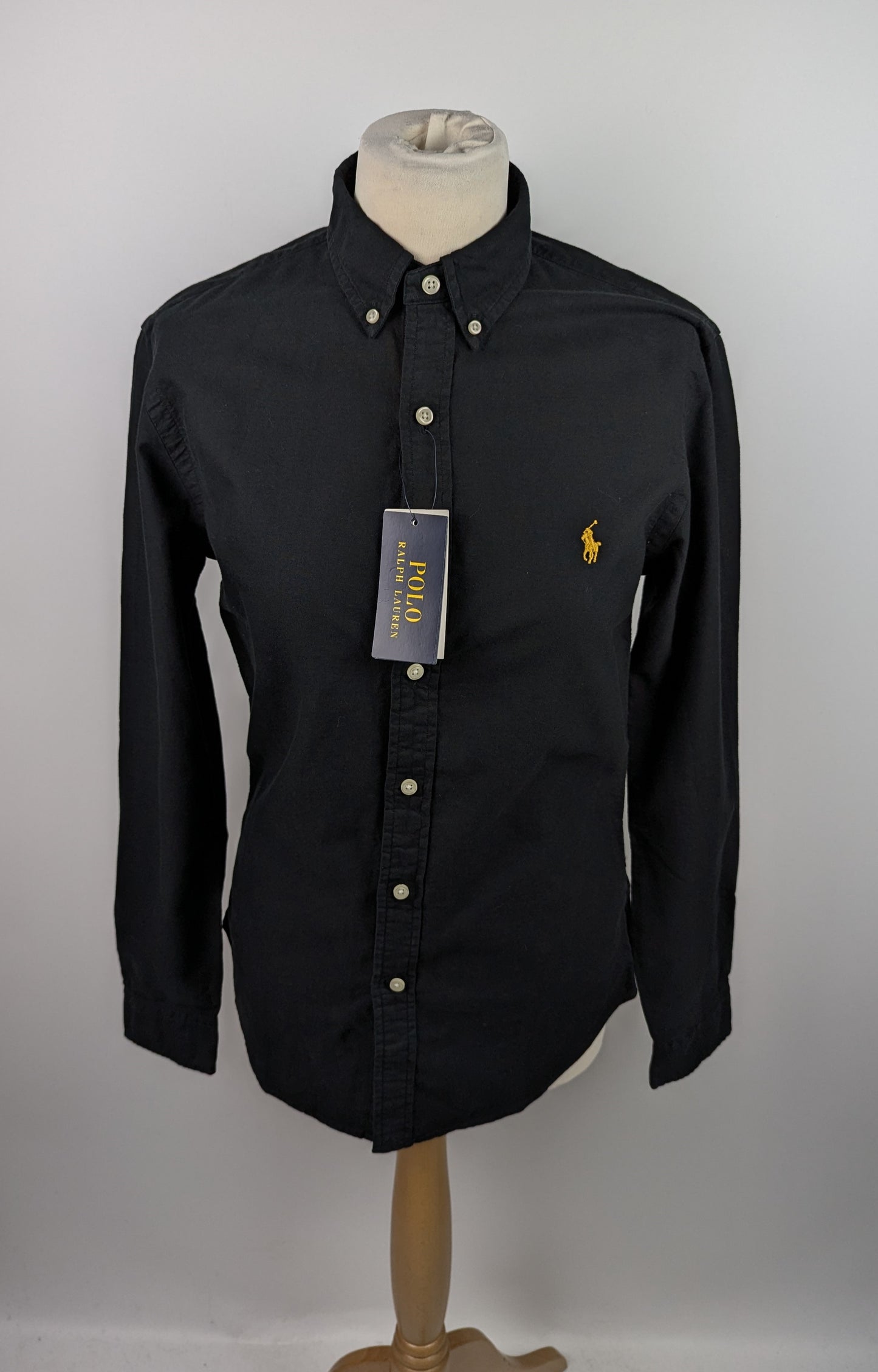 Polo Ralph Lauren Slim Fit Oxford Shirt- Black