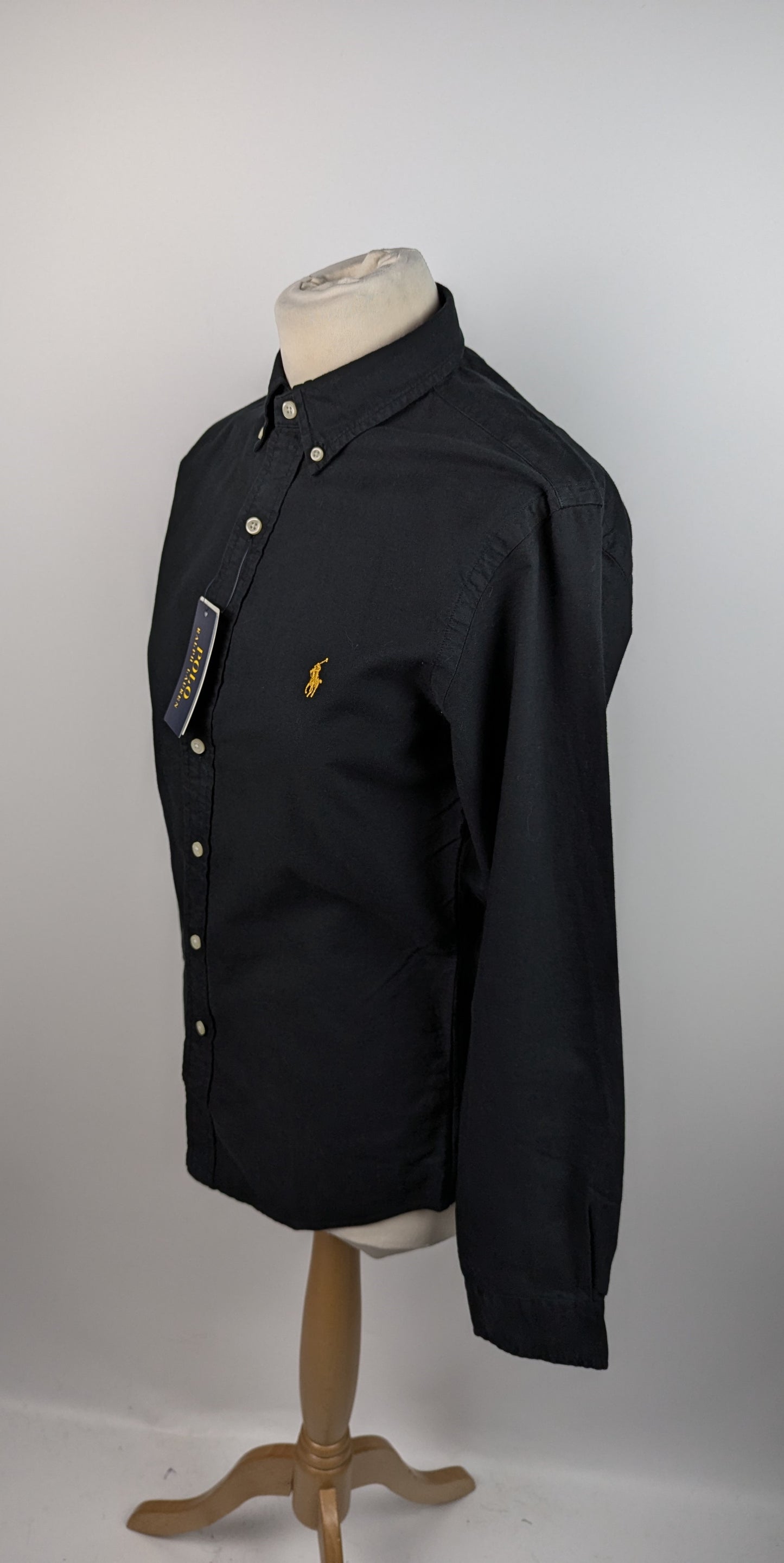 Polo Ralph Lauren Slim Fit Oxford Shirt- Black