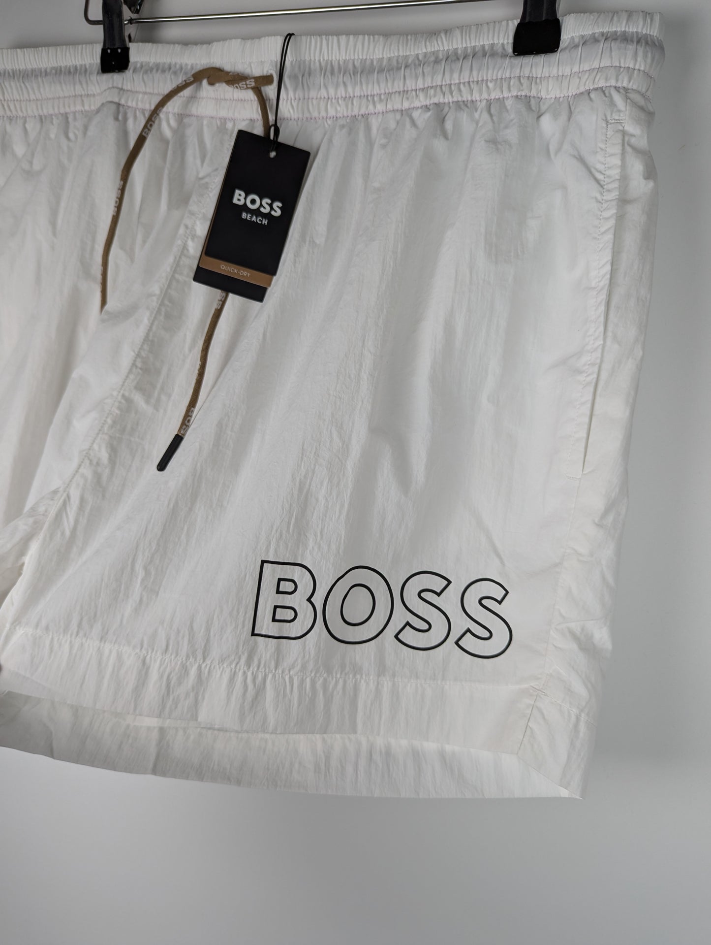 Boss Mooneye Mens Swim Shorts - White