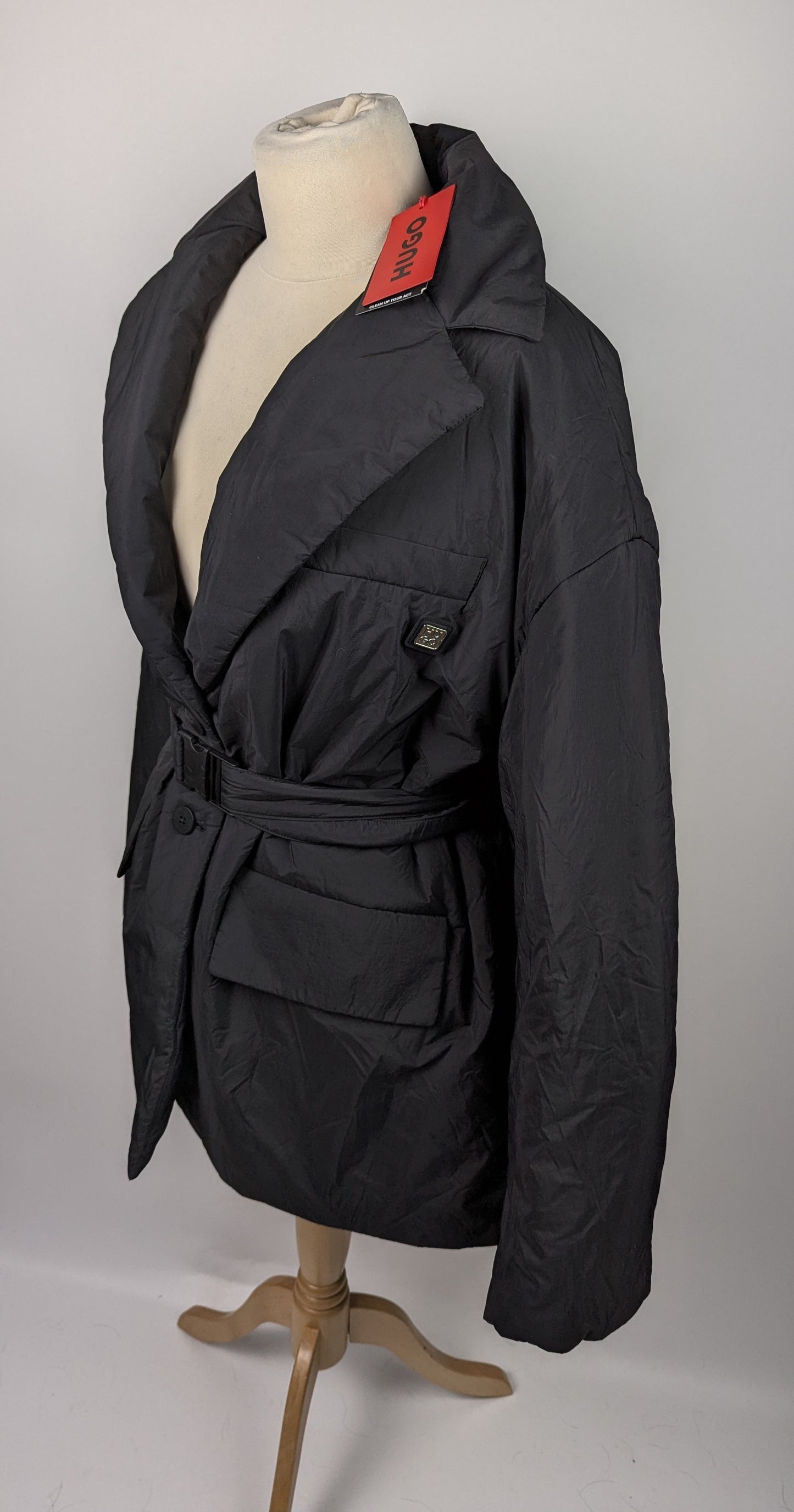 HUGO Aulara Quilted Jacket Womens - Black