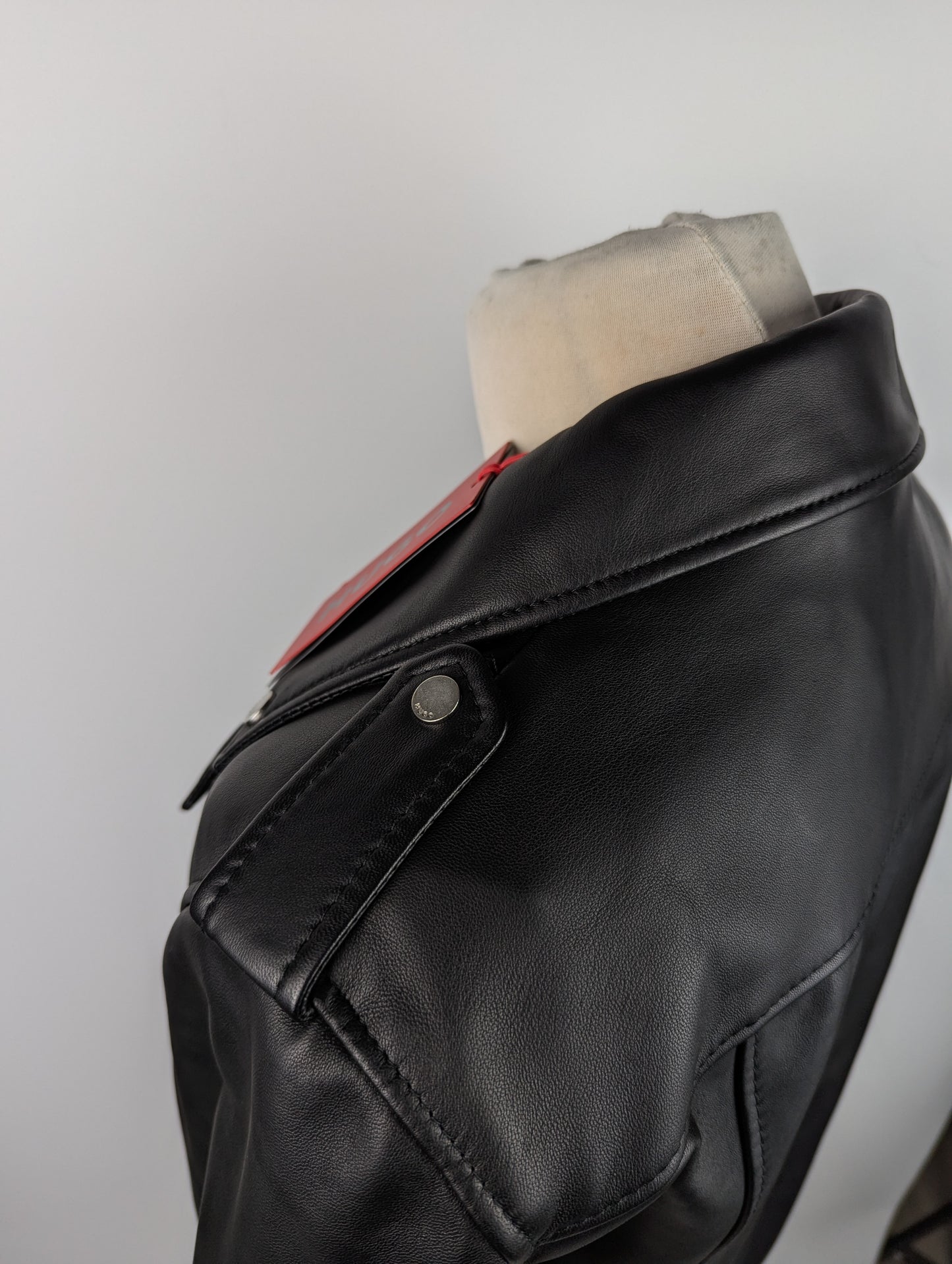 Hugo Lujana Womens Leather Jacket - Black