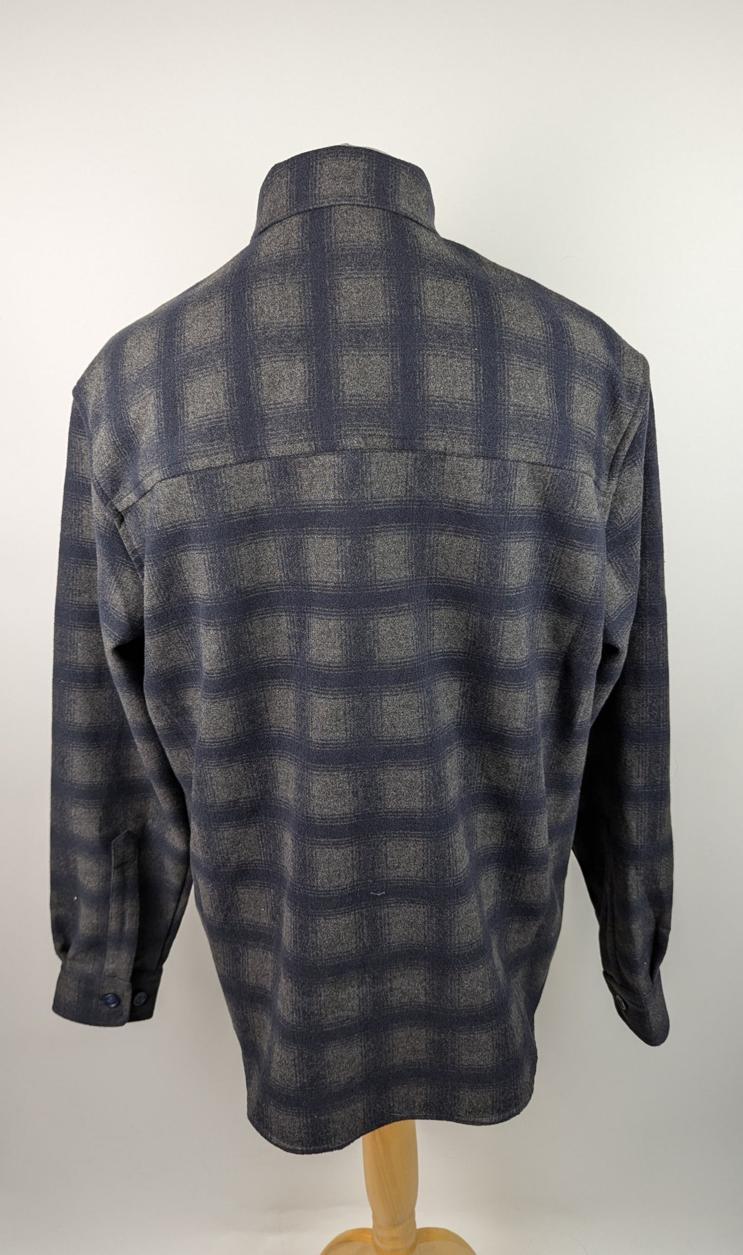 BOSS Relaxed Fit Check C-Owen Shirt - Medium Grey