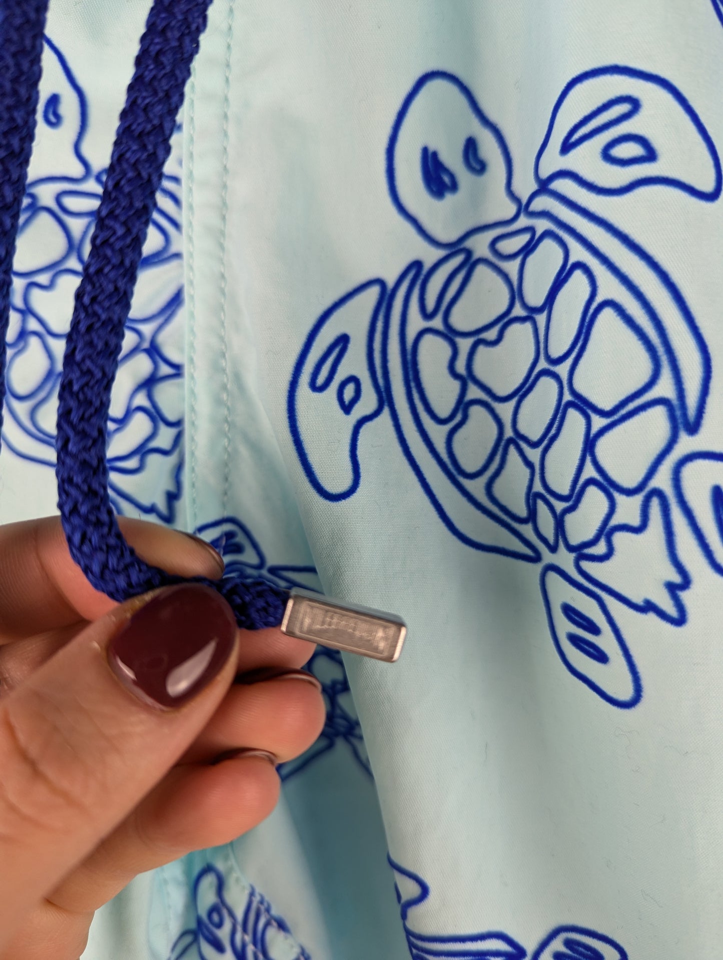 VILEBREQUIN flock turtle swim shorts - Blue