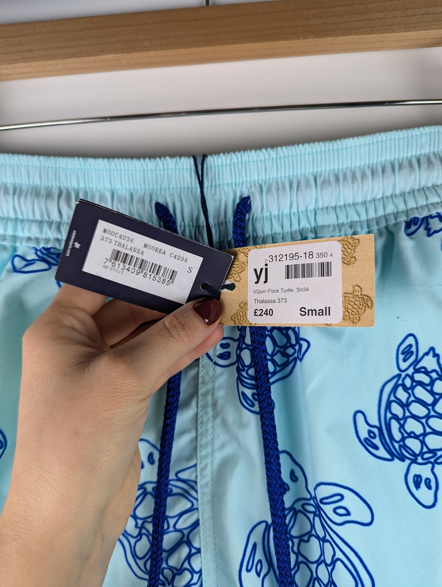 VILEBREQUIN flock turtle swim shorts - Blue