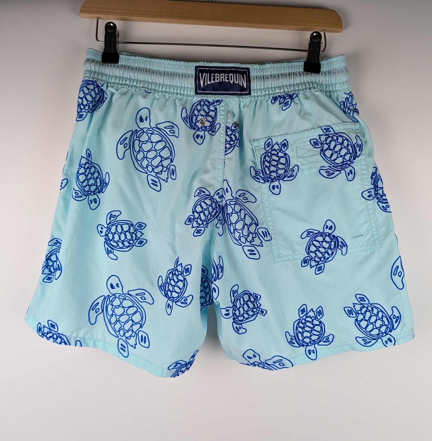 VILEBREQUIN flock turtle swim shorts - Blue