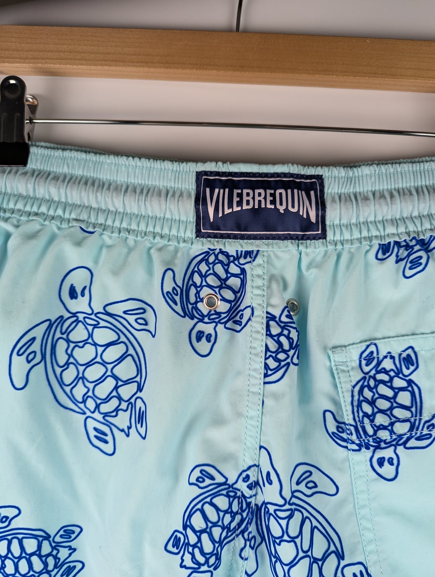 VILEBREQUIN flock turtle swim shorts - Blue
