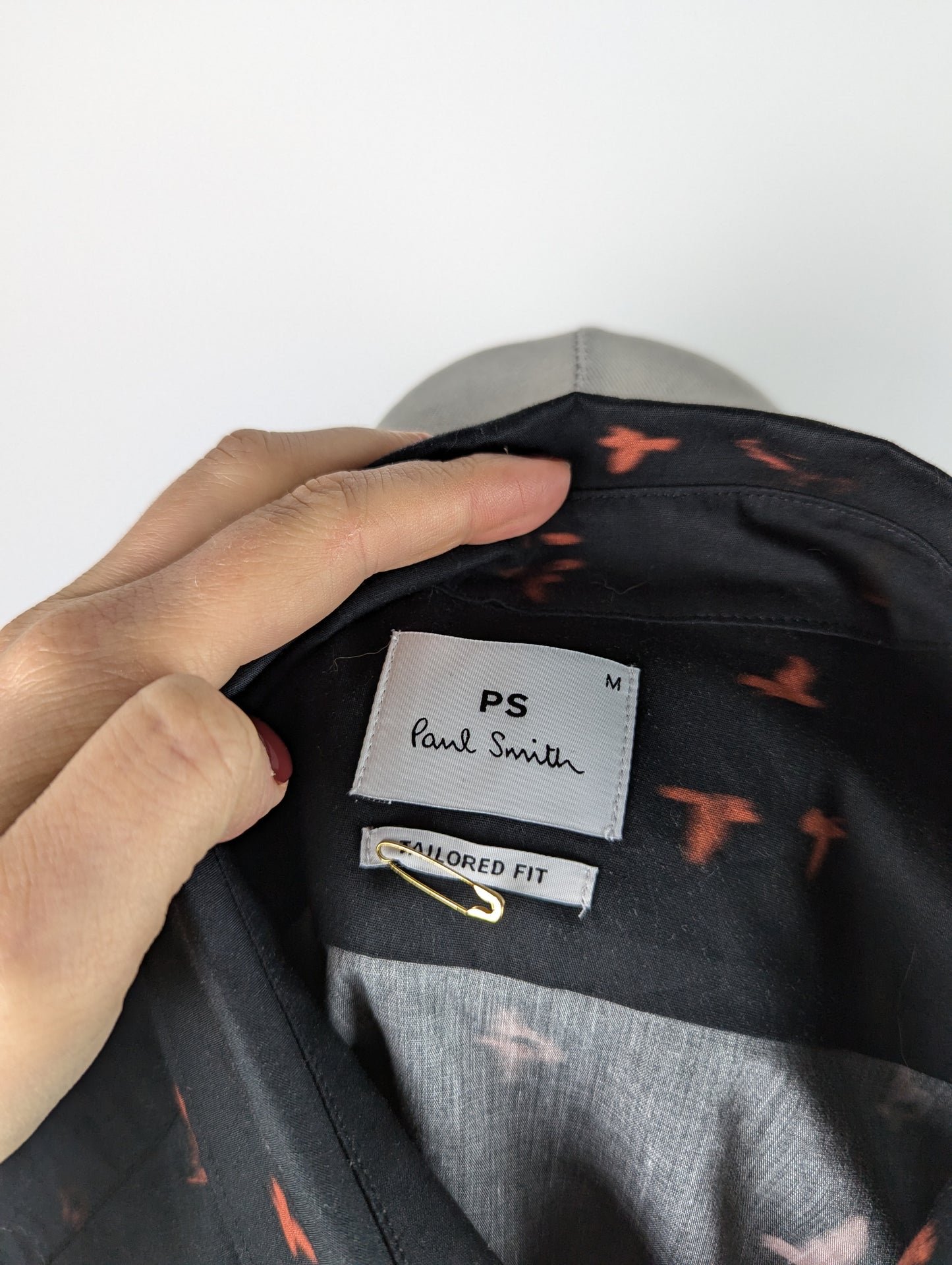 Paul Smith PS Shadow birds shirt - Black