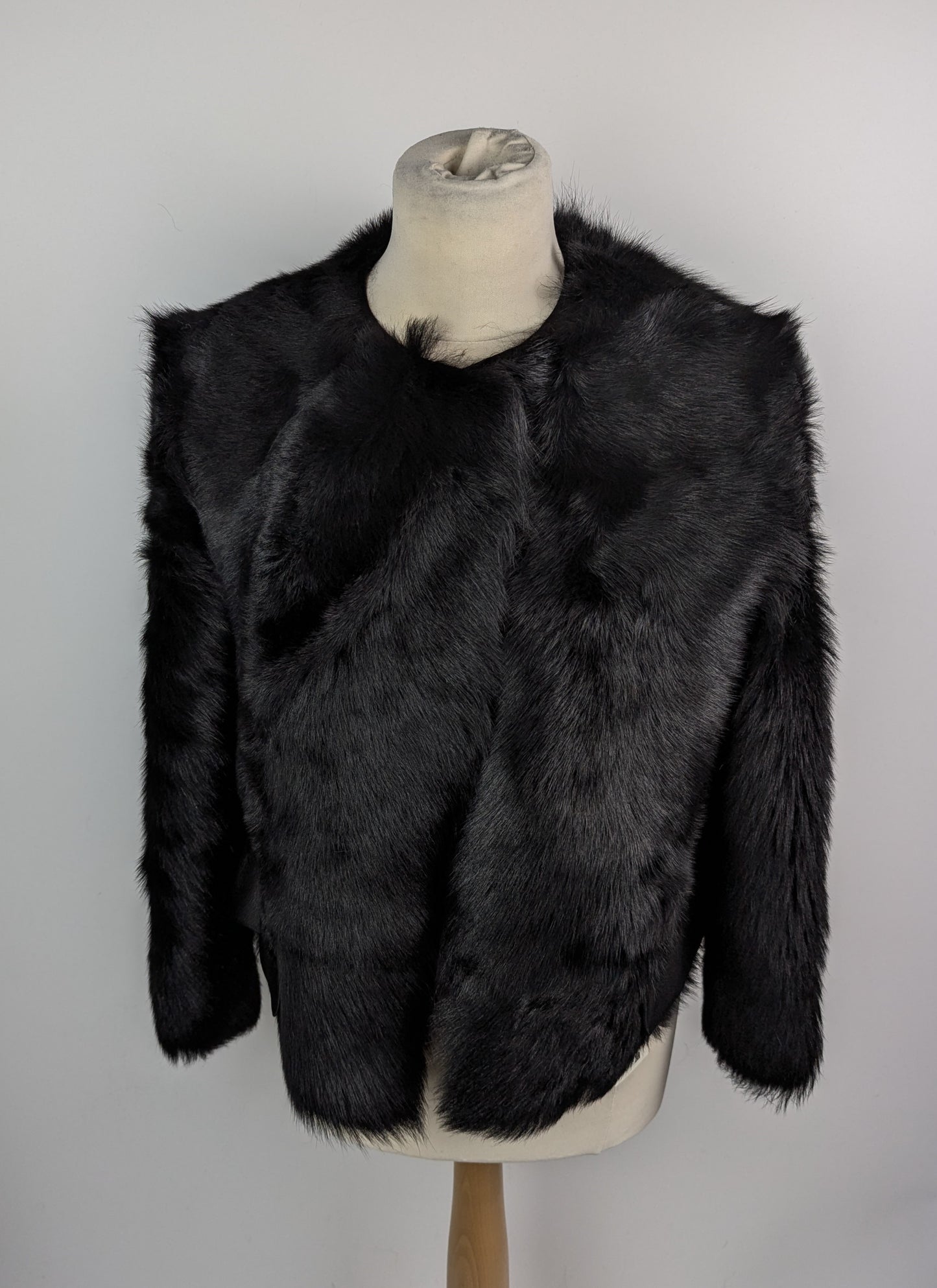 Ted Baker Laevi Reversible Shearling Jacket - Black