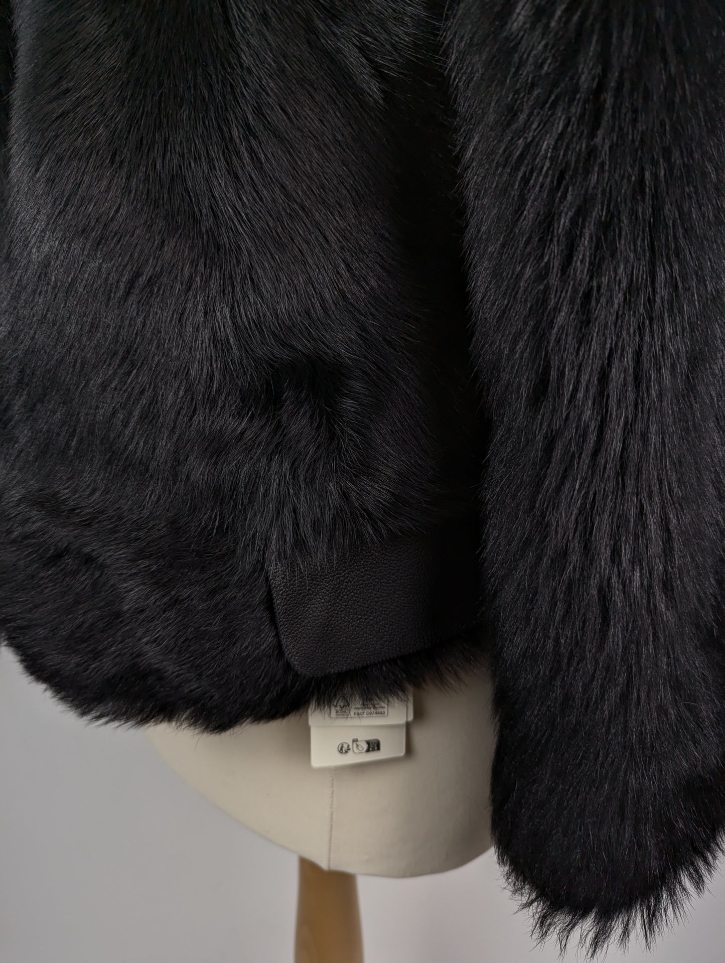 Ted Baker Laevi Reversible Shearling Jacket - Black