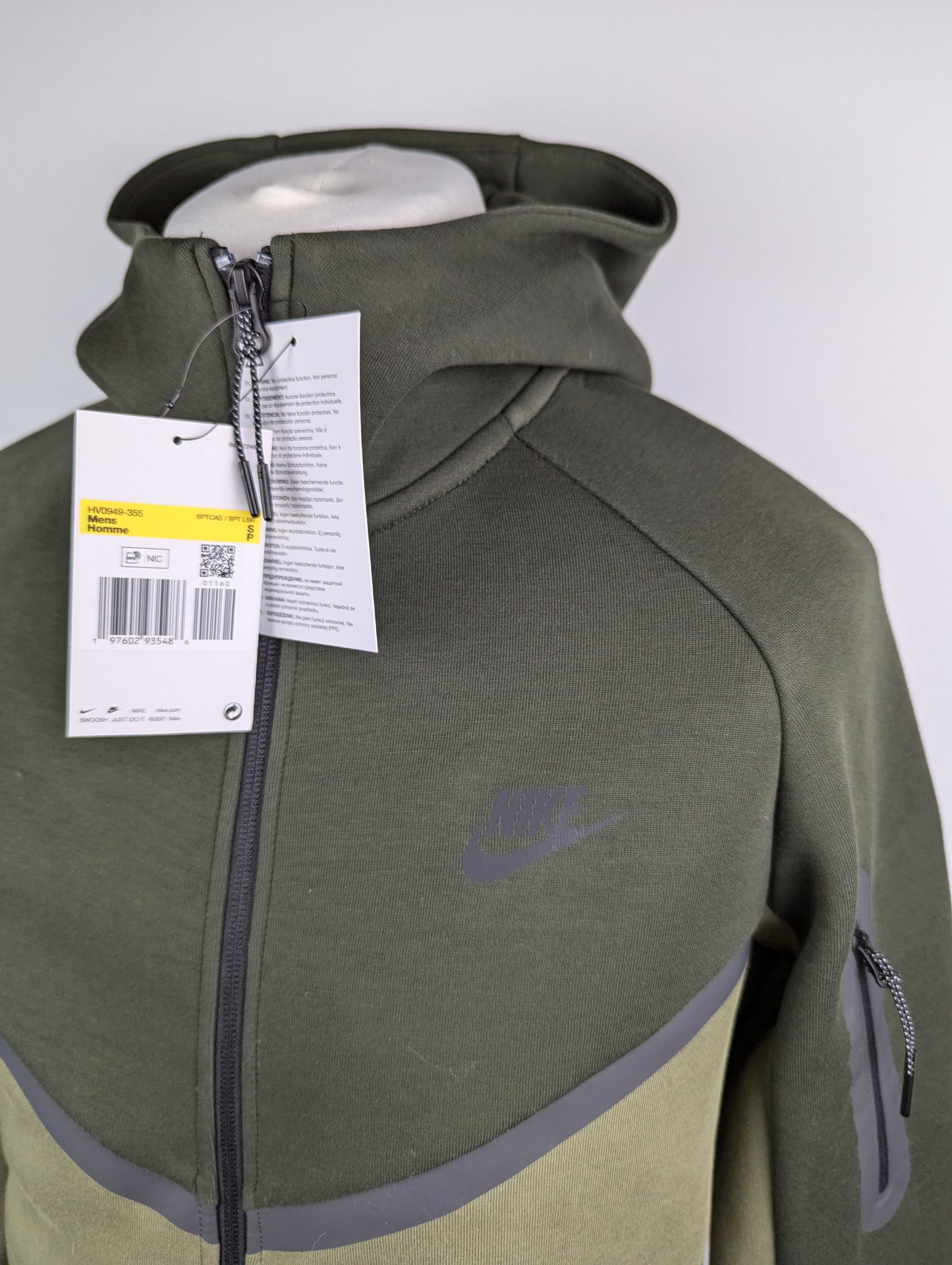 Nike Tech Fleece Hoodie Mens- Green / Dark Green