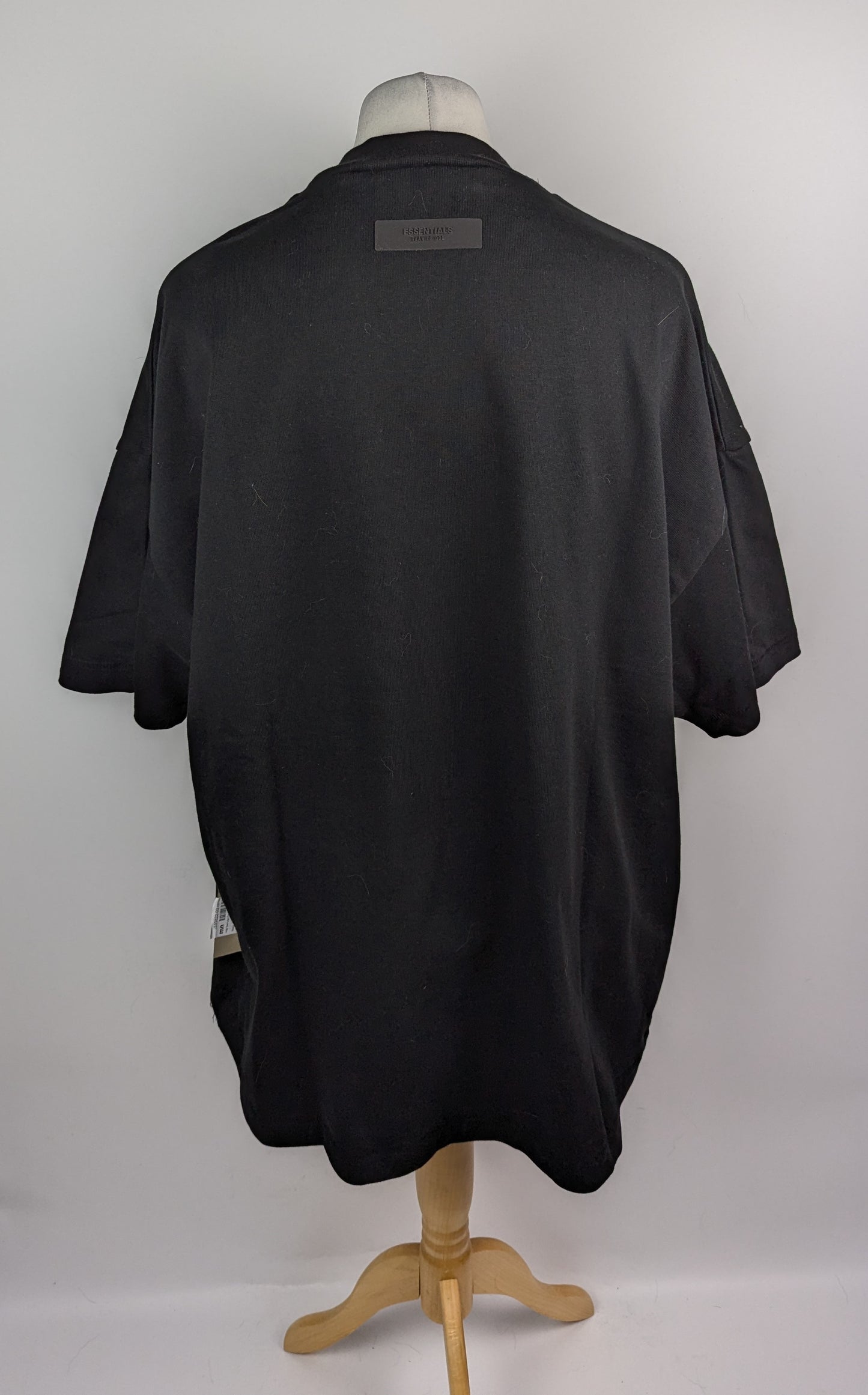ESSENTIALS Mens Short Sleeve Tee - Black
