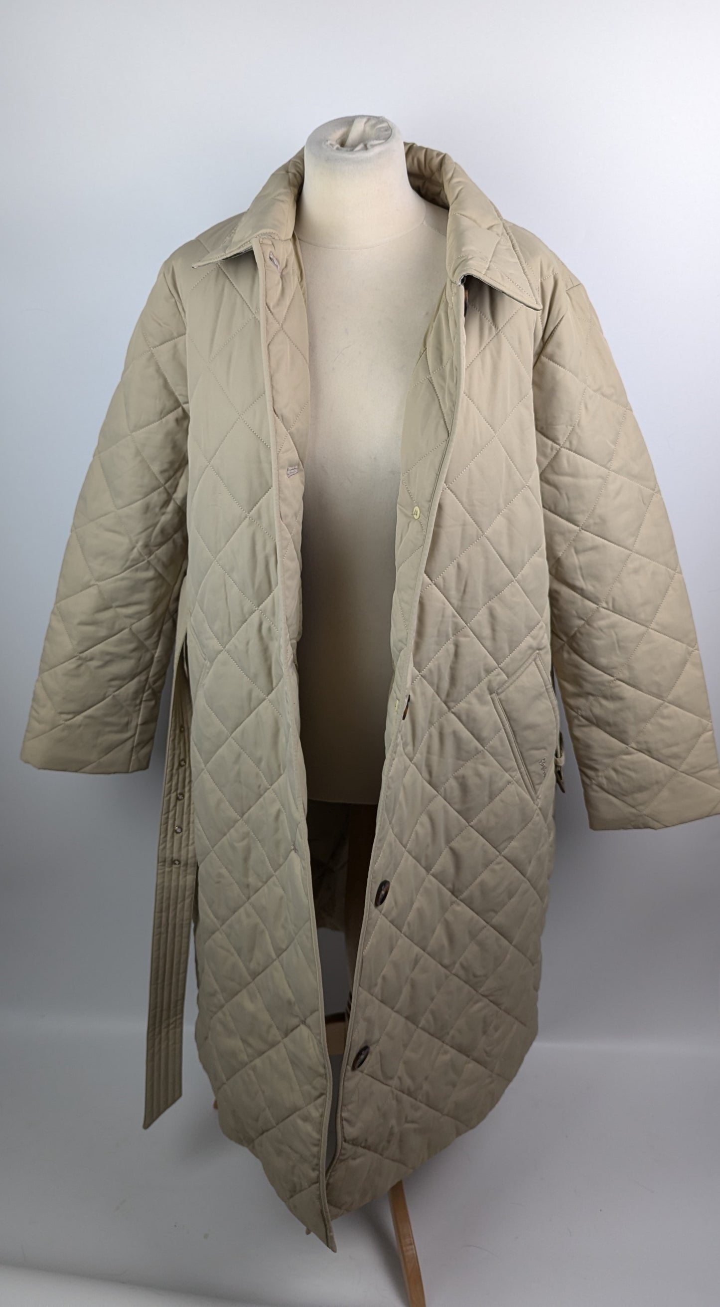 Barbour Cordelia Quilted Coat Womens - Fawn Tan