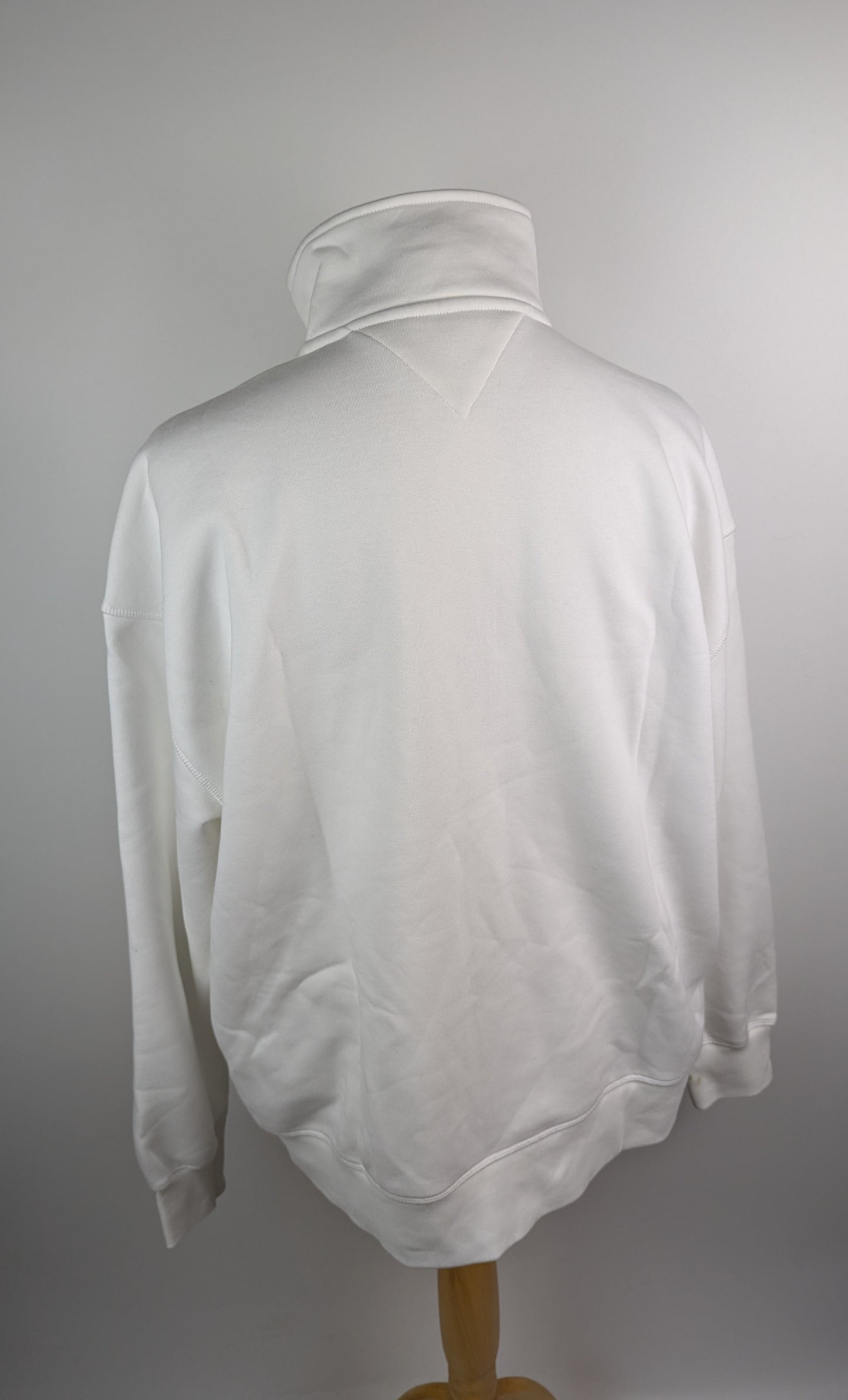 Tommy Hilfiger Monotype Half-Zip Archive Sweatshirt - White