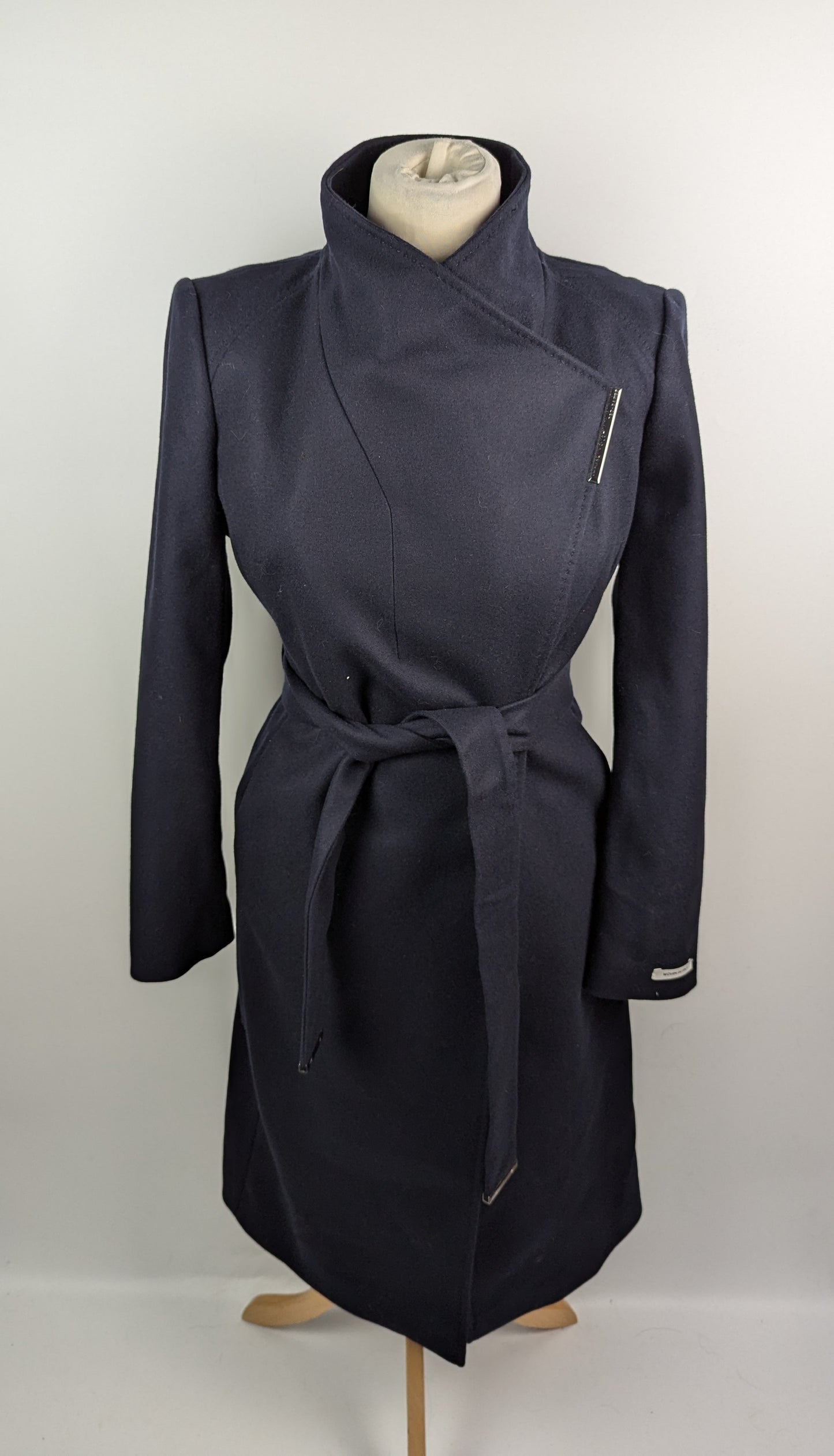 Ted Baker Womens Rose Wool Jacket - Dark Navy