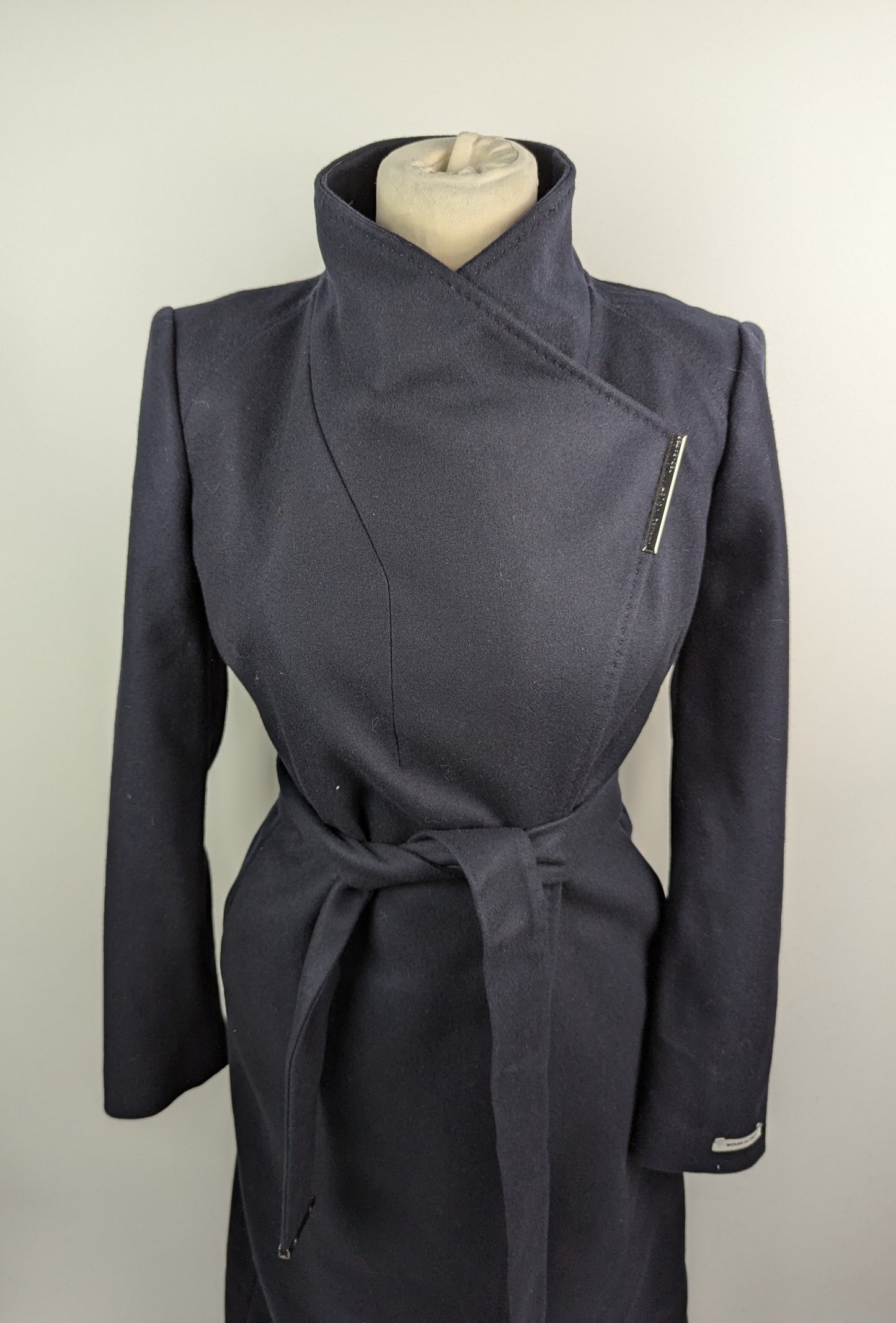 Ted Baker Womens Rose Wool Jacket - Dark Navy