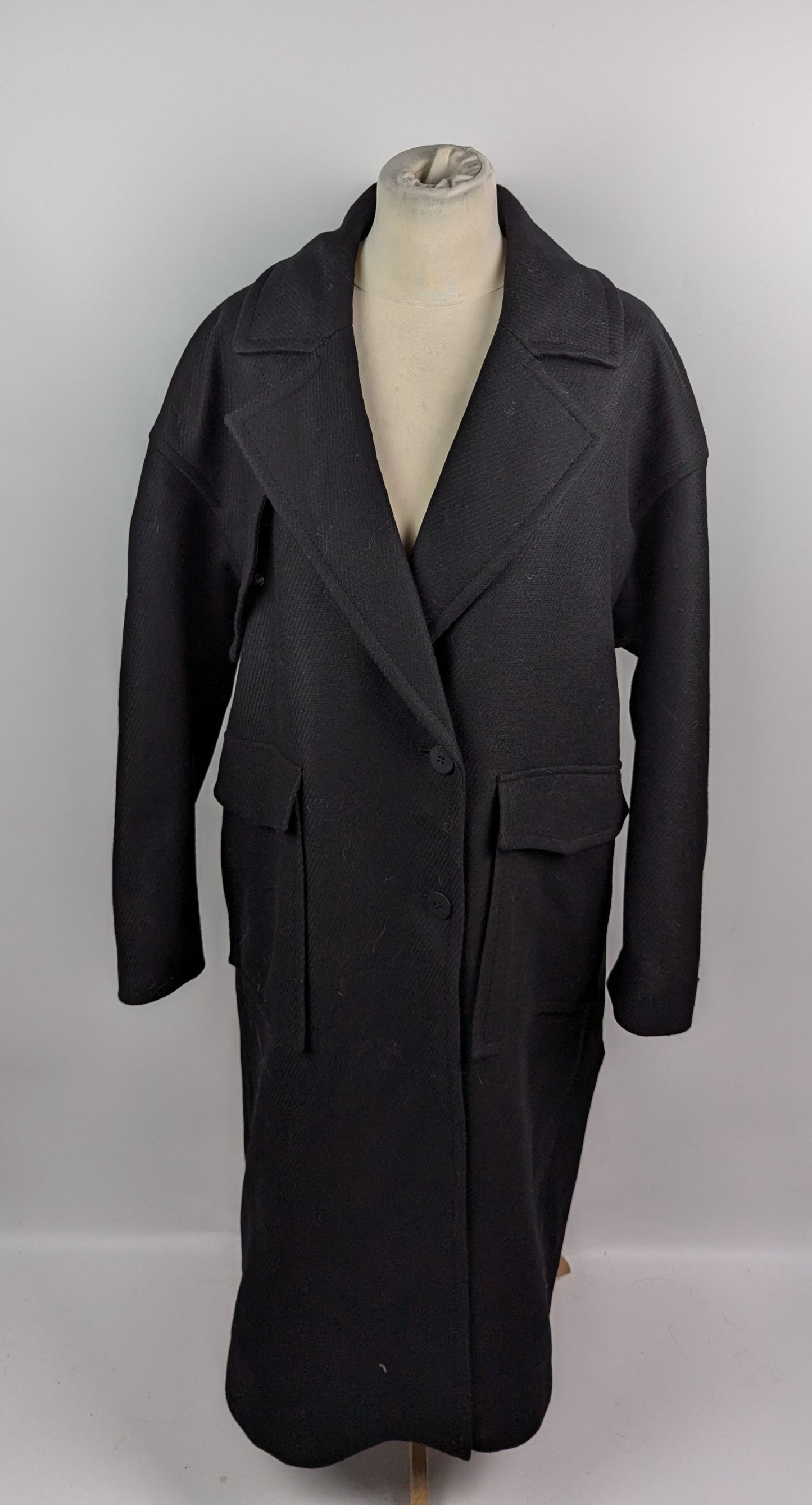 HUGO MISAULA Womens Classic coat - black