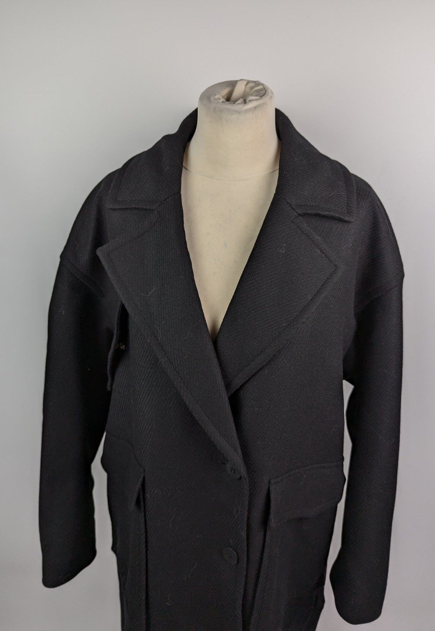 HUGO MISAULA Womens Classic coat - black