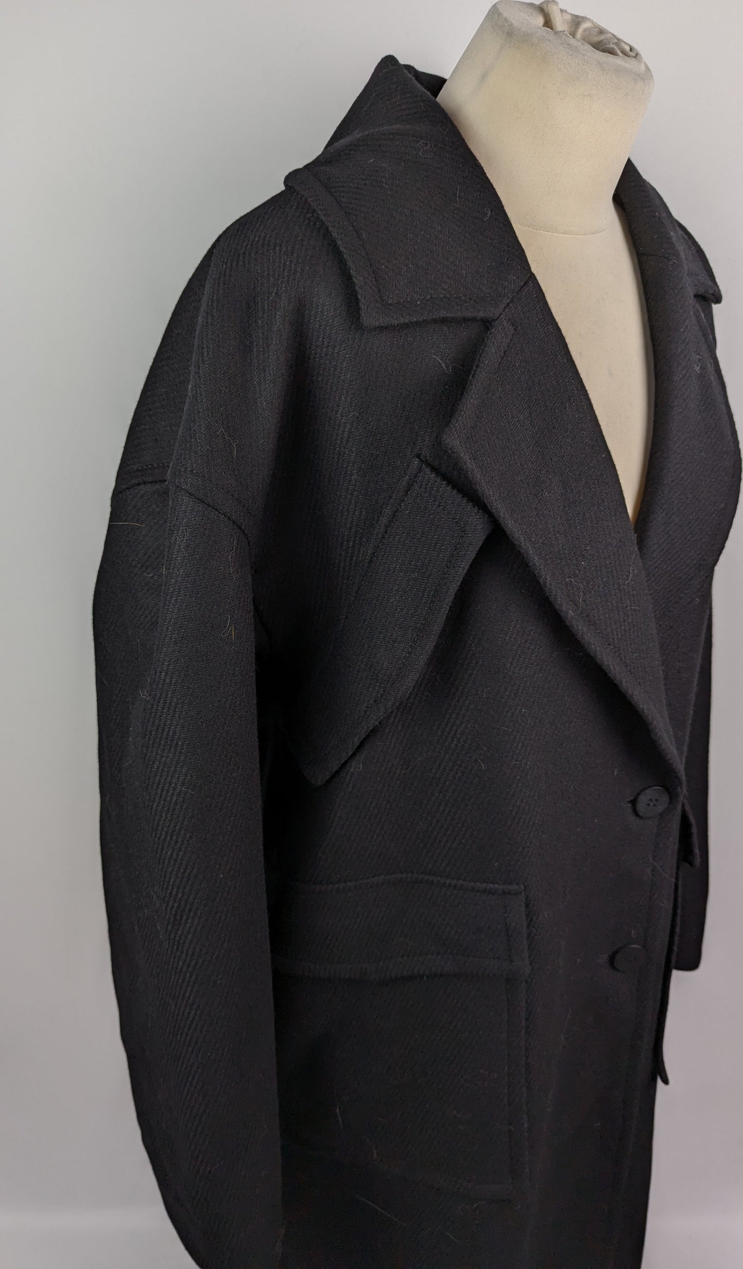 HUGO MISAULA Womens Classic coat - black