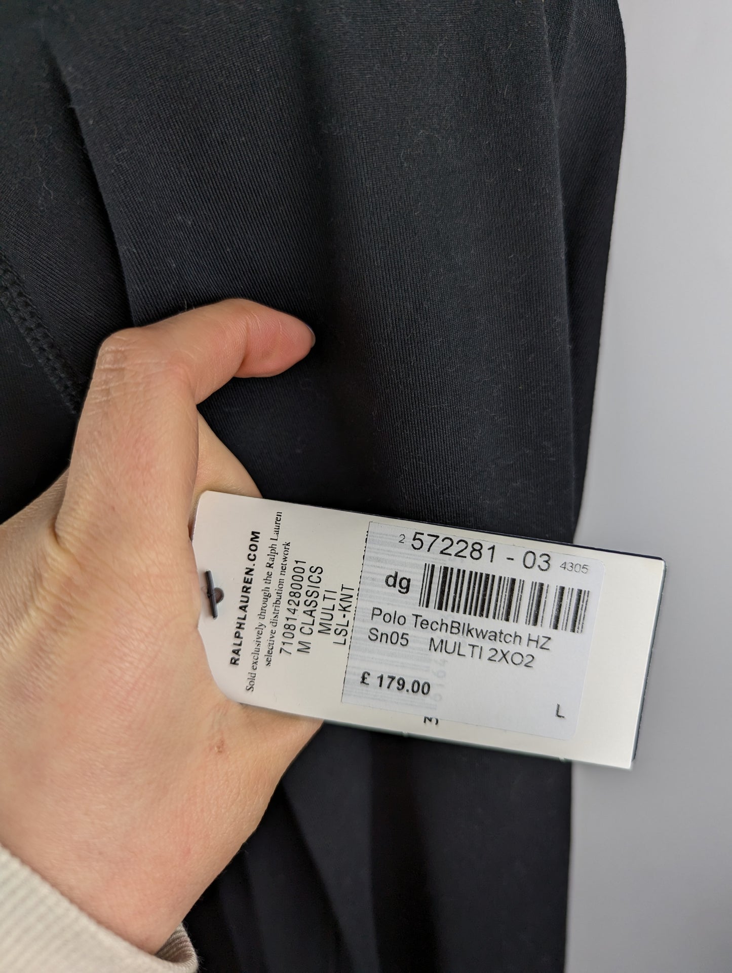 Polo Ralph Lauren Performance Quarter Zip Jersey - Black