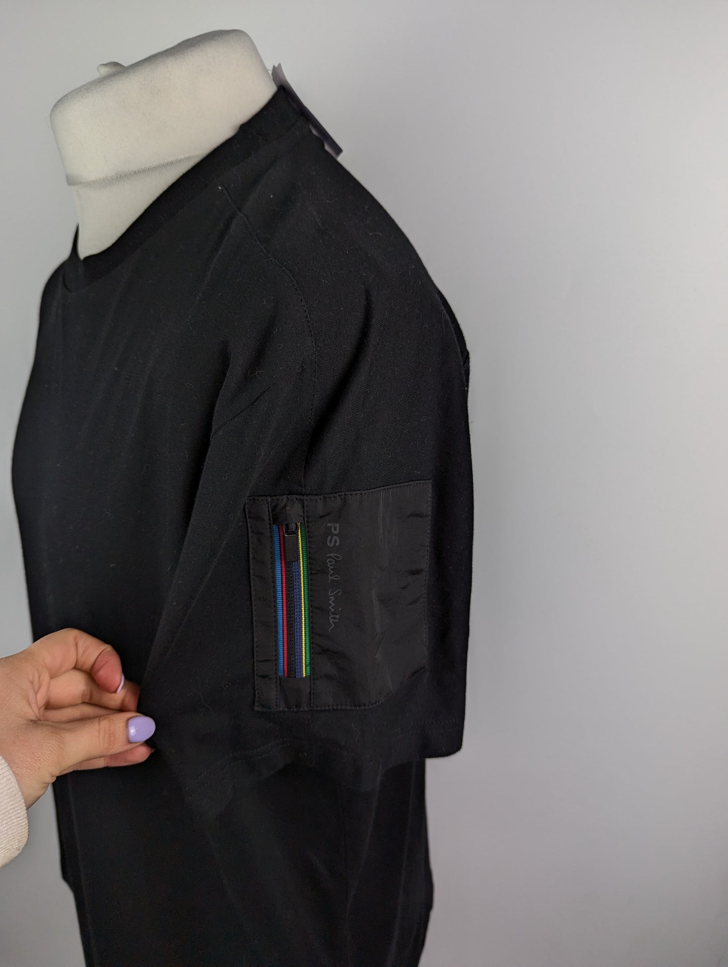 PS PAUL SMITH Pocket Sleeve T-Shirt - Black