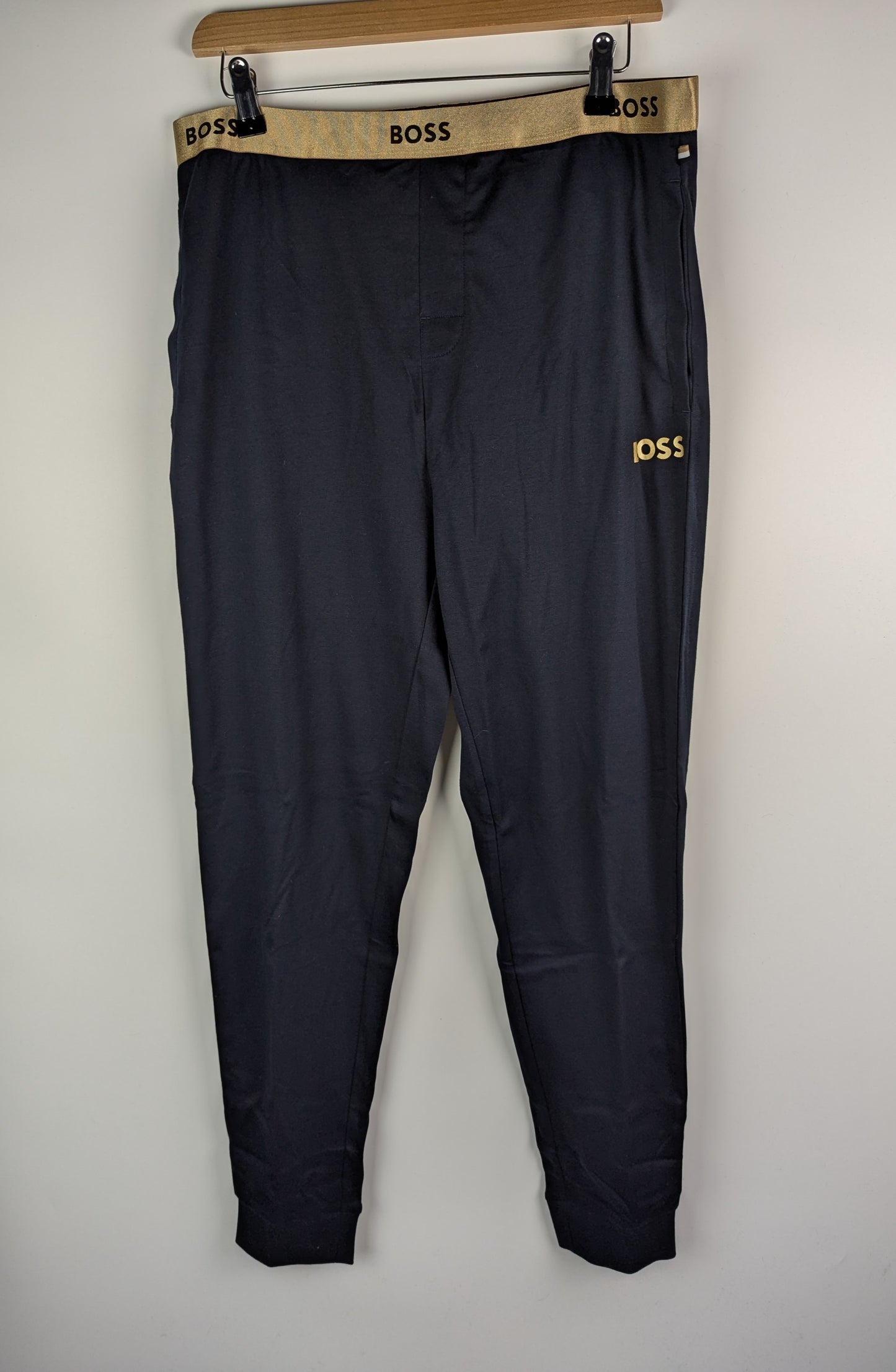 BOSS Gift Long Pyjama Set - Navy / Gold
