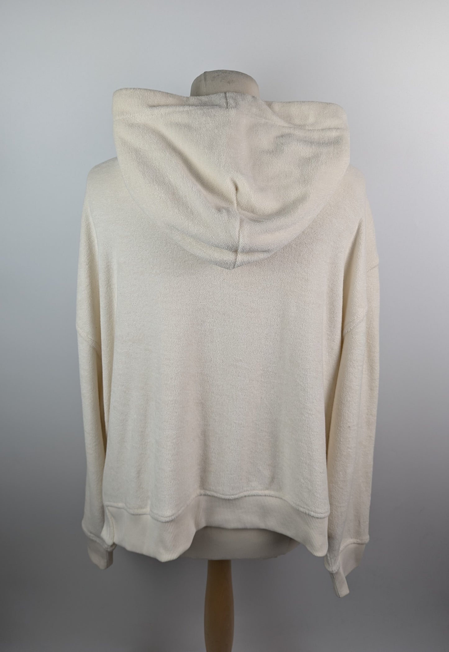 Boss Evacanza Zip Up Hoodie - Open White