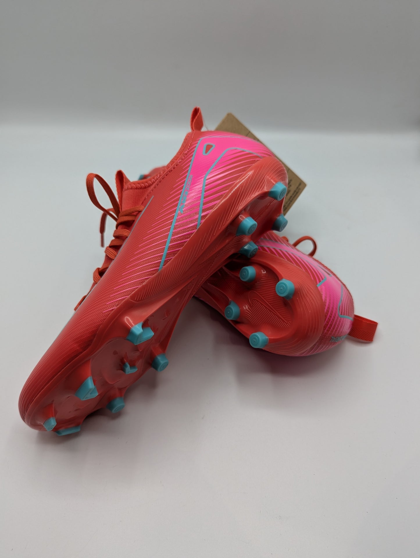 Nike Zoom Mercurial Vapor 16 Academy Juniors Firm Ground Football Boots - Red / green