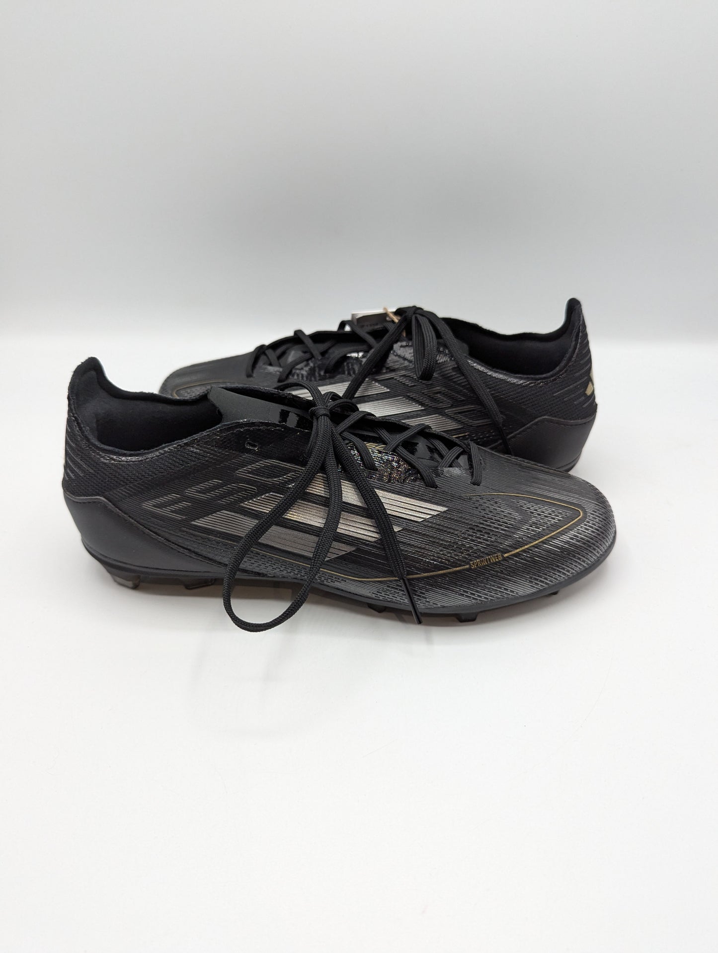Adidas F50 Pro Firm Ground Boots Kids - Black / Gold