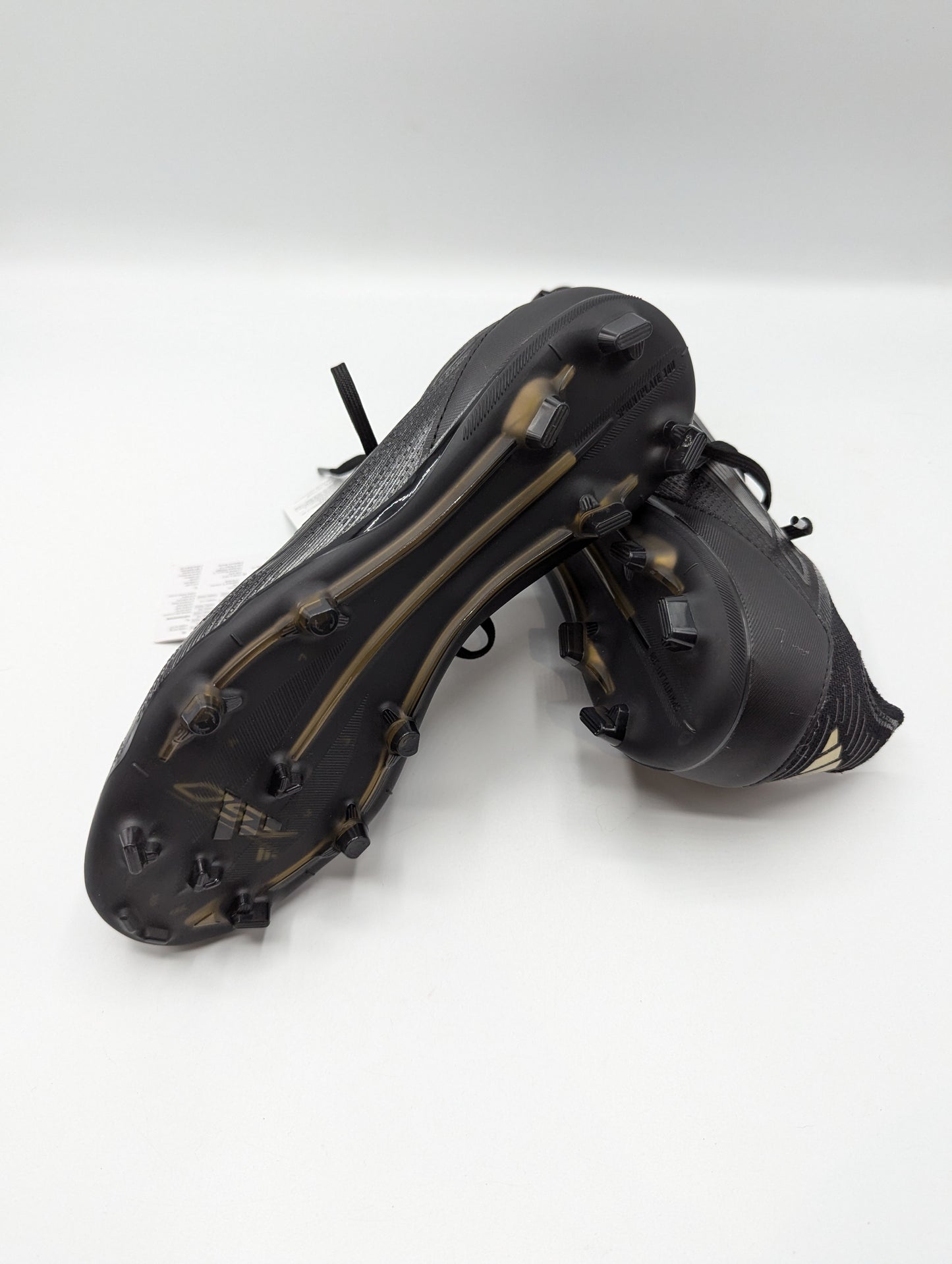 Adidas F50 Pro Firm Ground Boots Kids - Black / Gold