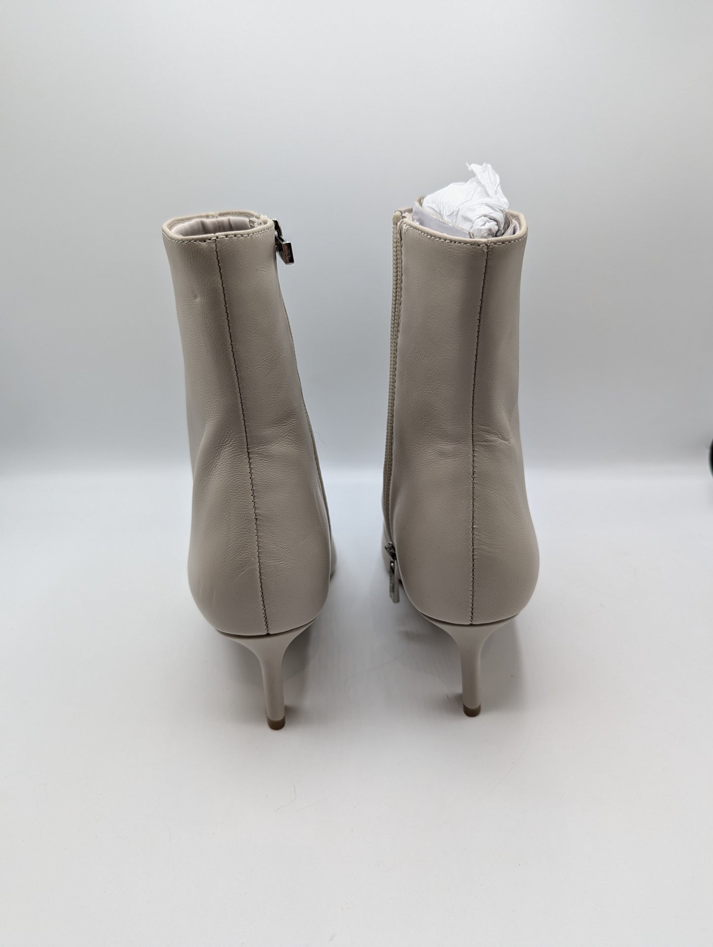 Steve Madden Lulah Heeled Ankle Boots Womens - Bone Leather