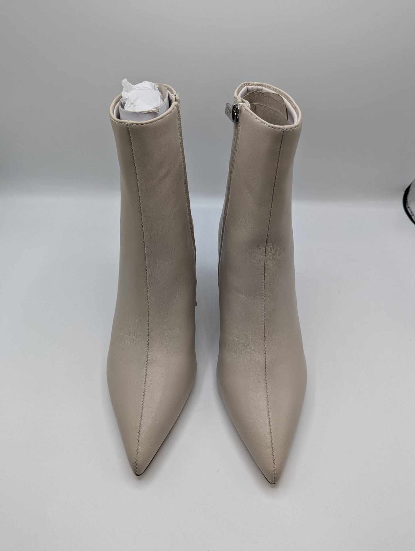 Steve Madden Lulah Heeled Ankle Boots Womens - Bone Leather