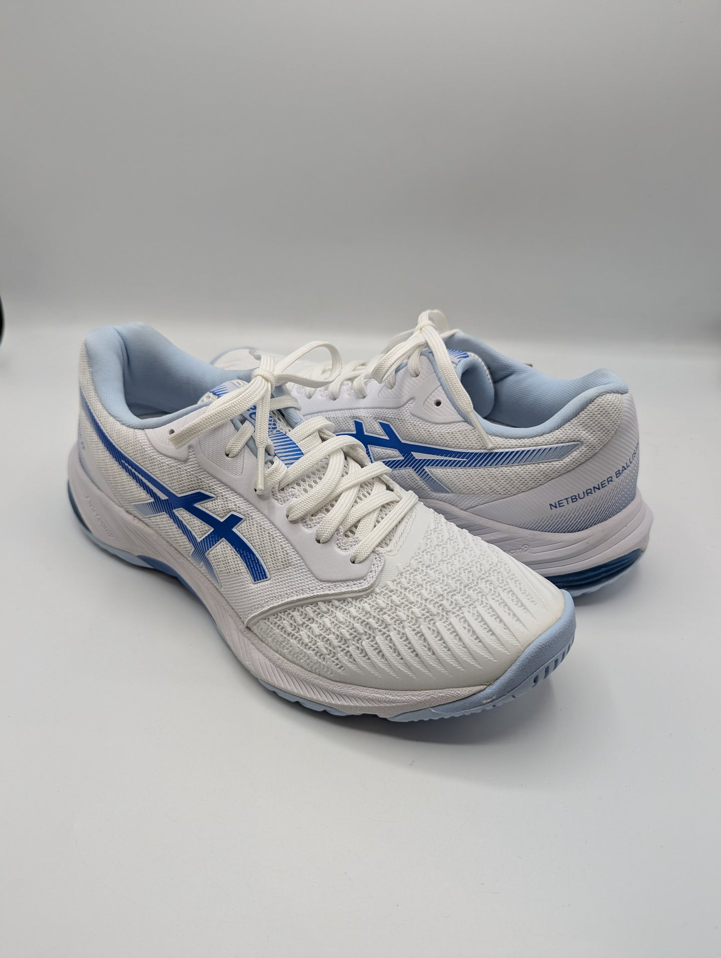 Asics Netburner Ballistic Ff 3 Netball Shoes Womens - Blue / White
