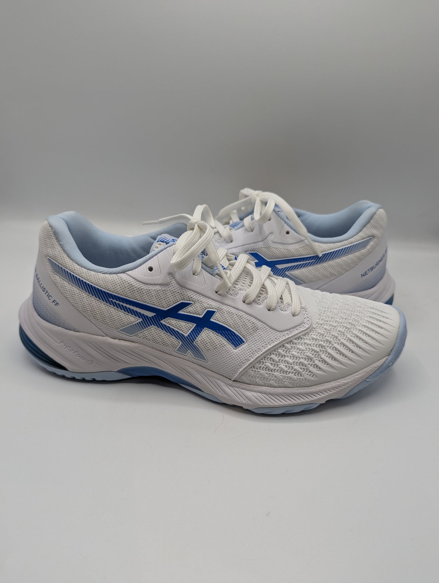 Asics Netburner Ballistic Ff 3 Netball Shoes Womens - Blue / White