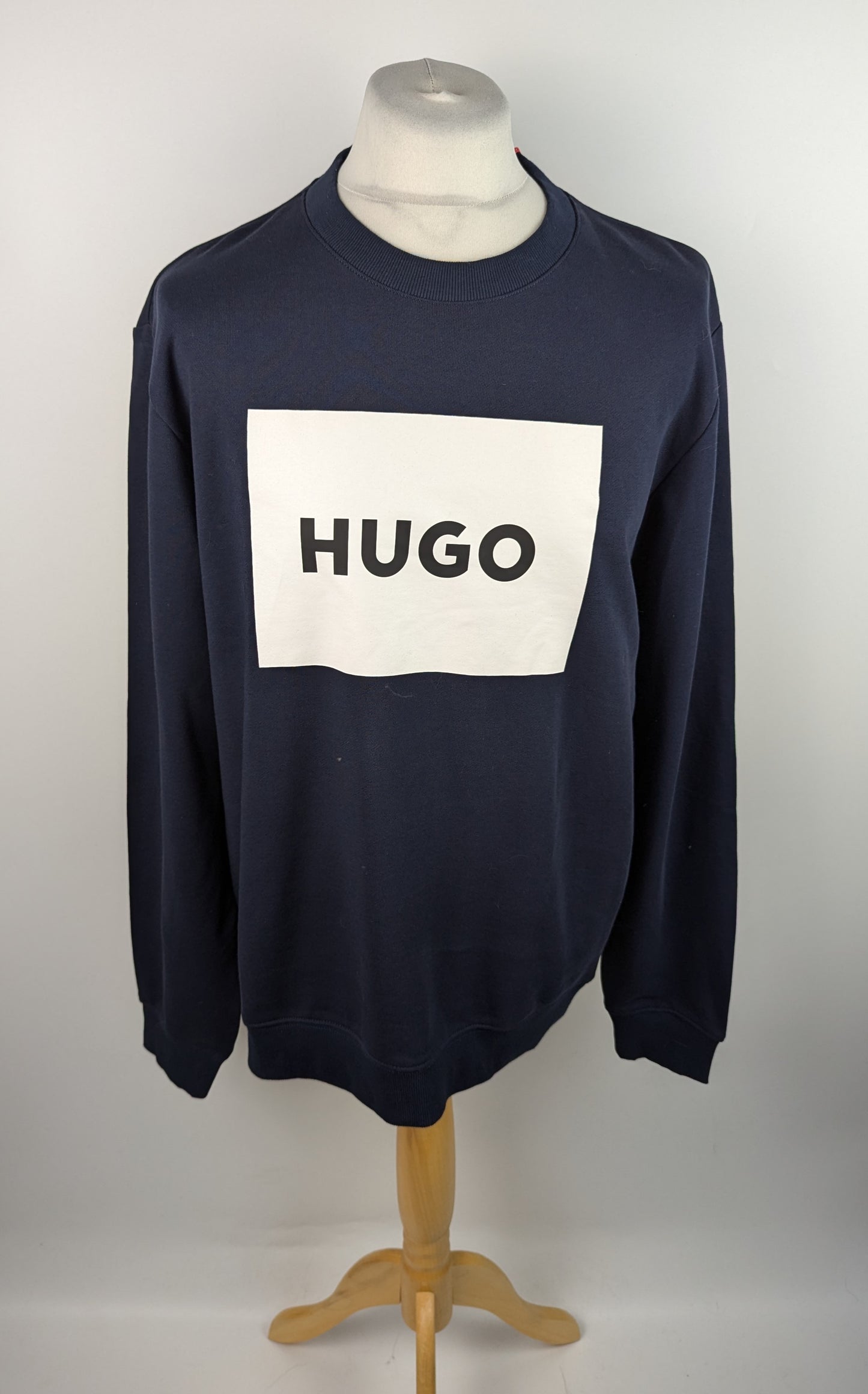 HUGO Men's Duragol Jumper - Navy
