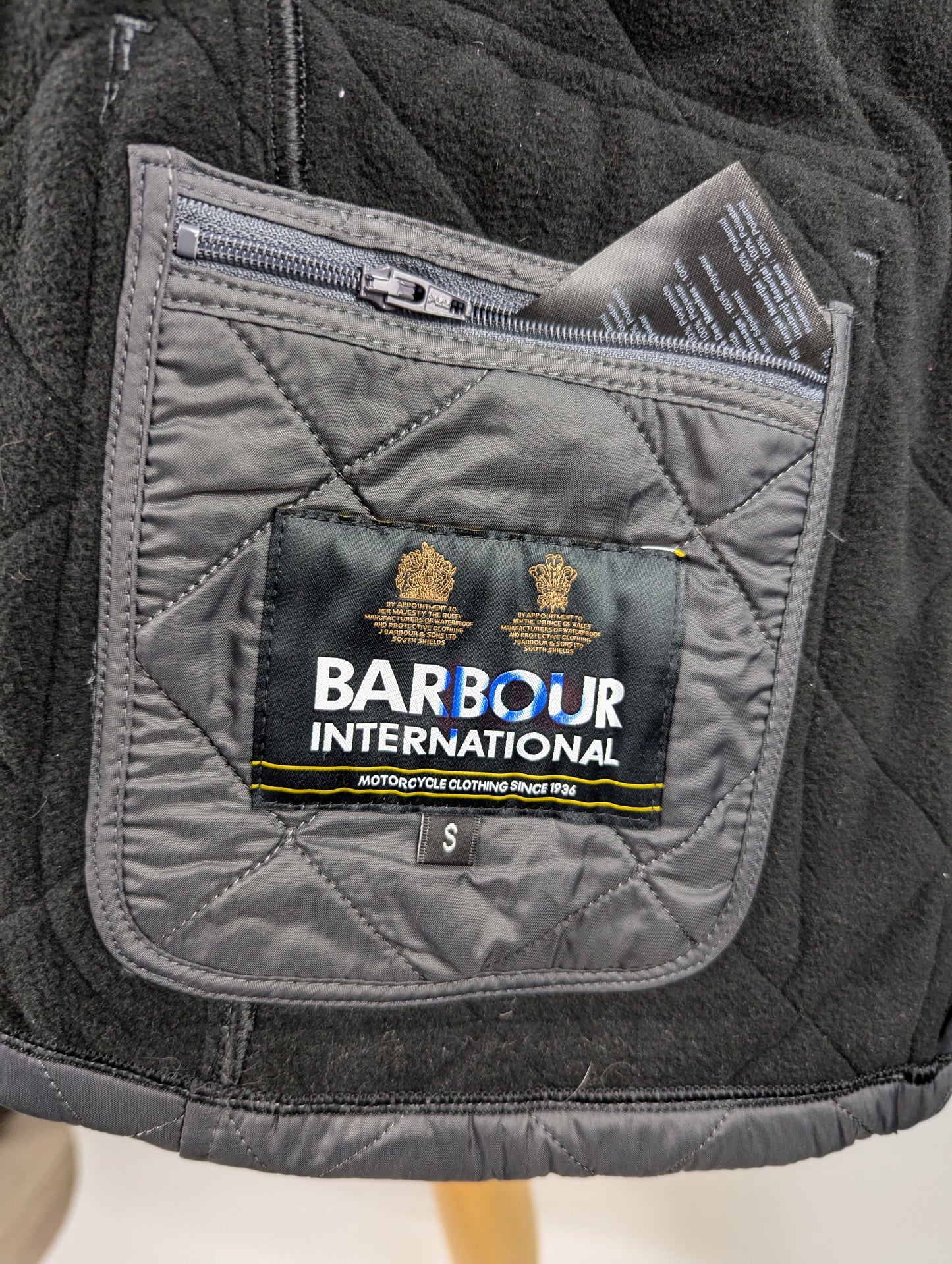 Barbour International Tourer Ariel Polarquilt Jacket - Grey
