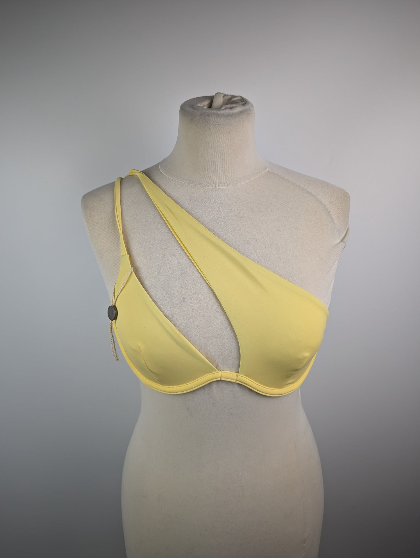 Onia kaia one-shoulder underwired bikini top - Yellow