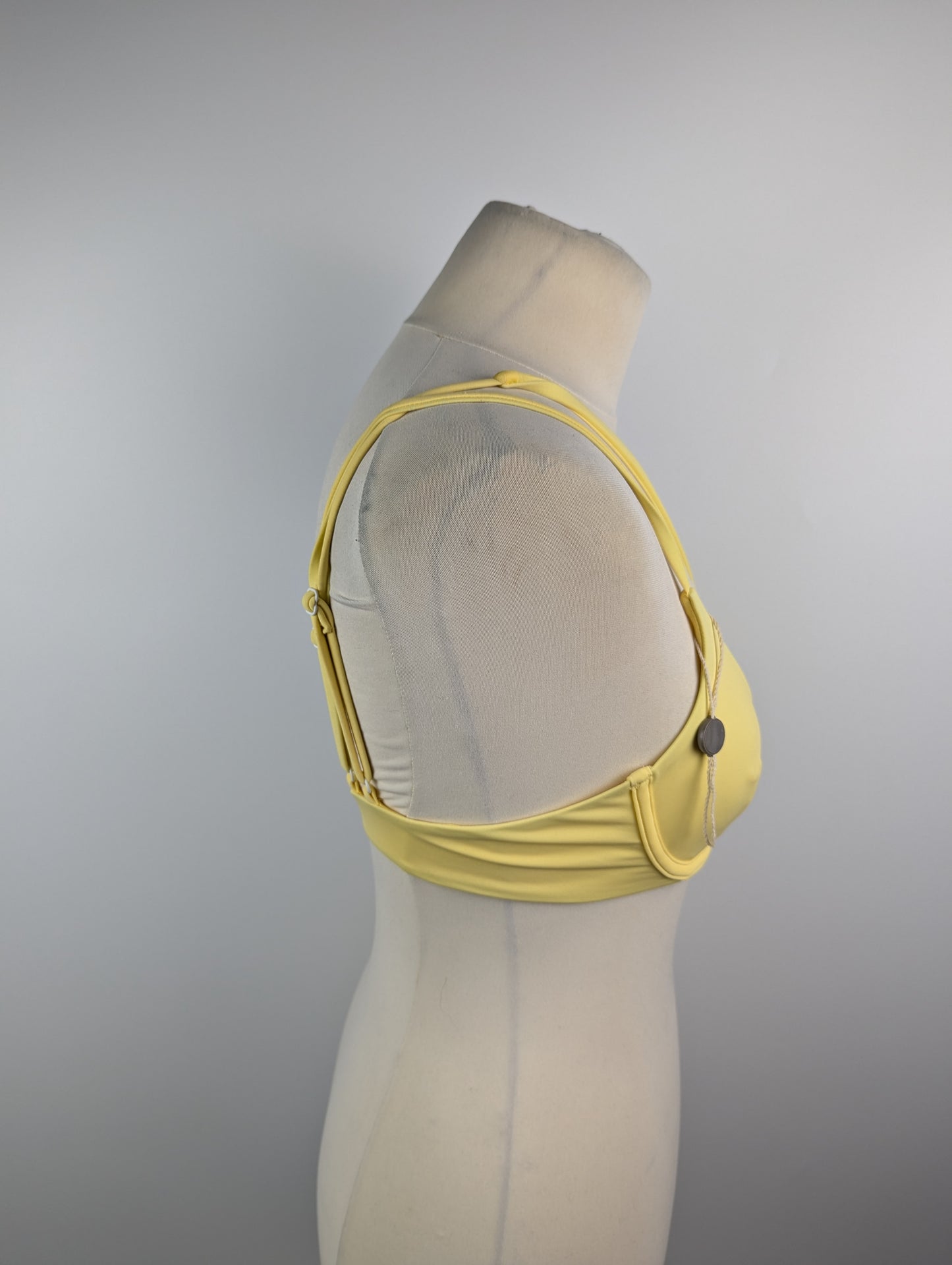 Onia kaia one-shoulder underwired bikini top - Yellow