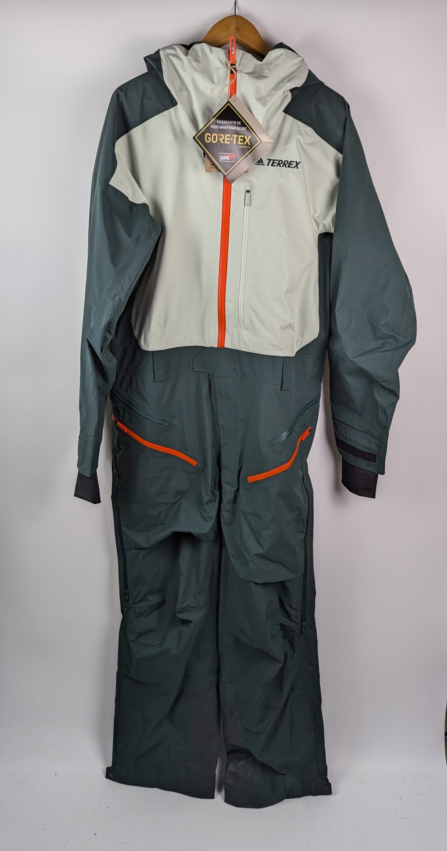 Adidas Terrex 3-Layer GORE-TEX Snow Suit Mens - Green