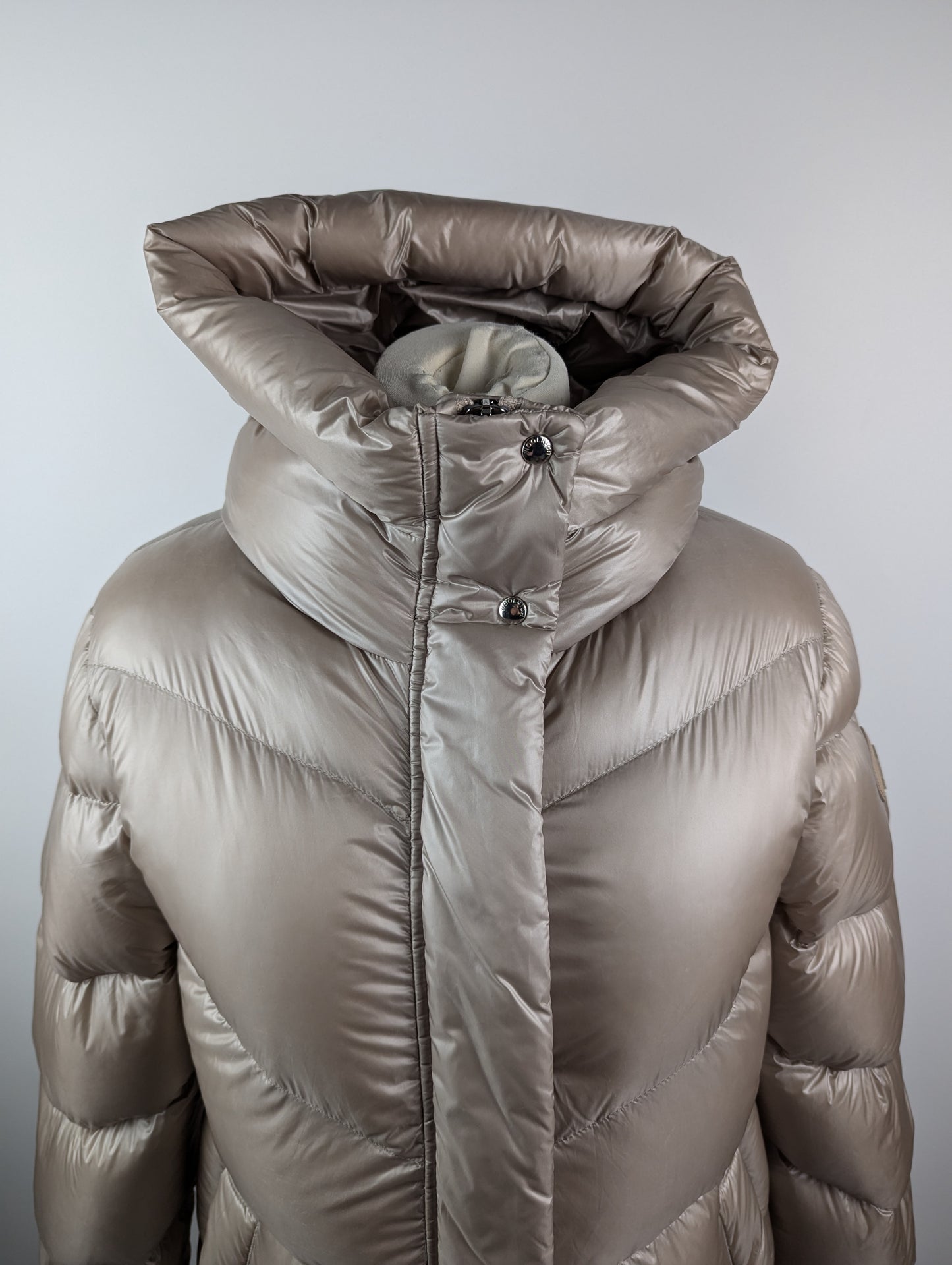 WOOLRICH Aliquippa Long Down Jacket - Taupe