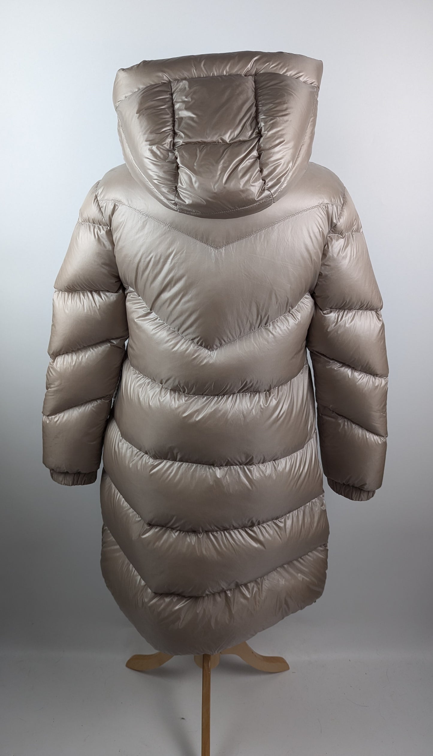 WOOLRICH Aliquippa Long Down Jacket - Taupe