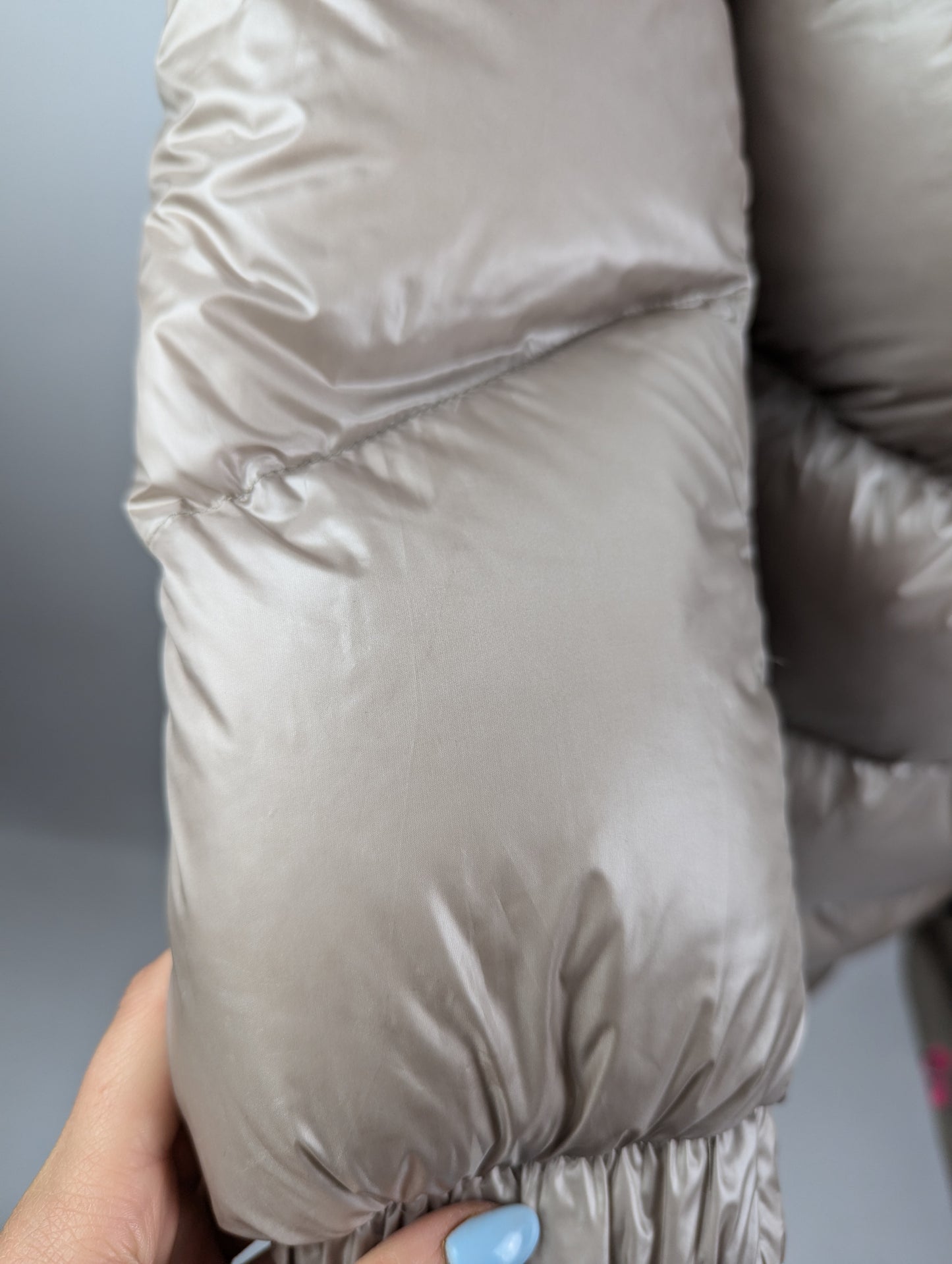 WOOLRICH Aliquippa Long Down Jacket - Taupe