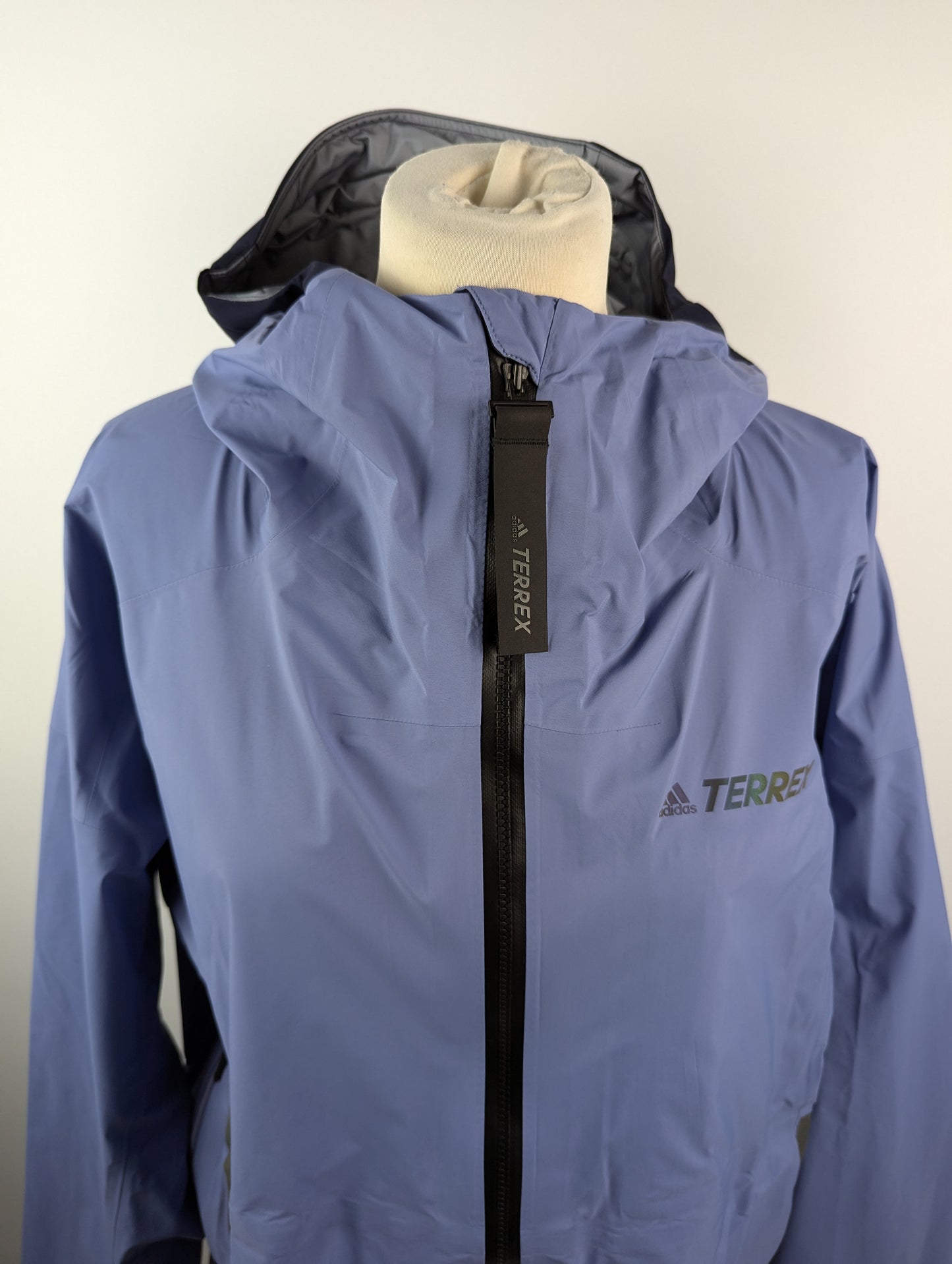 adidas Terrex Myshelter Gore-Tex Active Rain Jacket mens- Purple / Blue