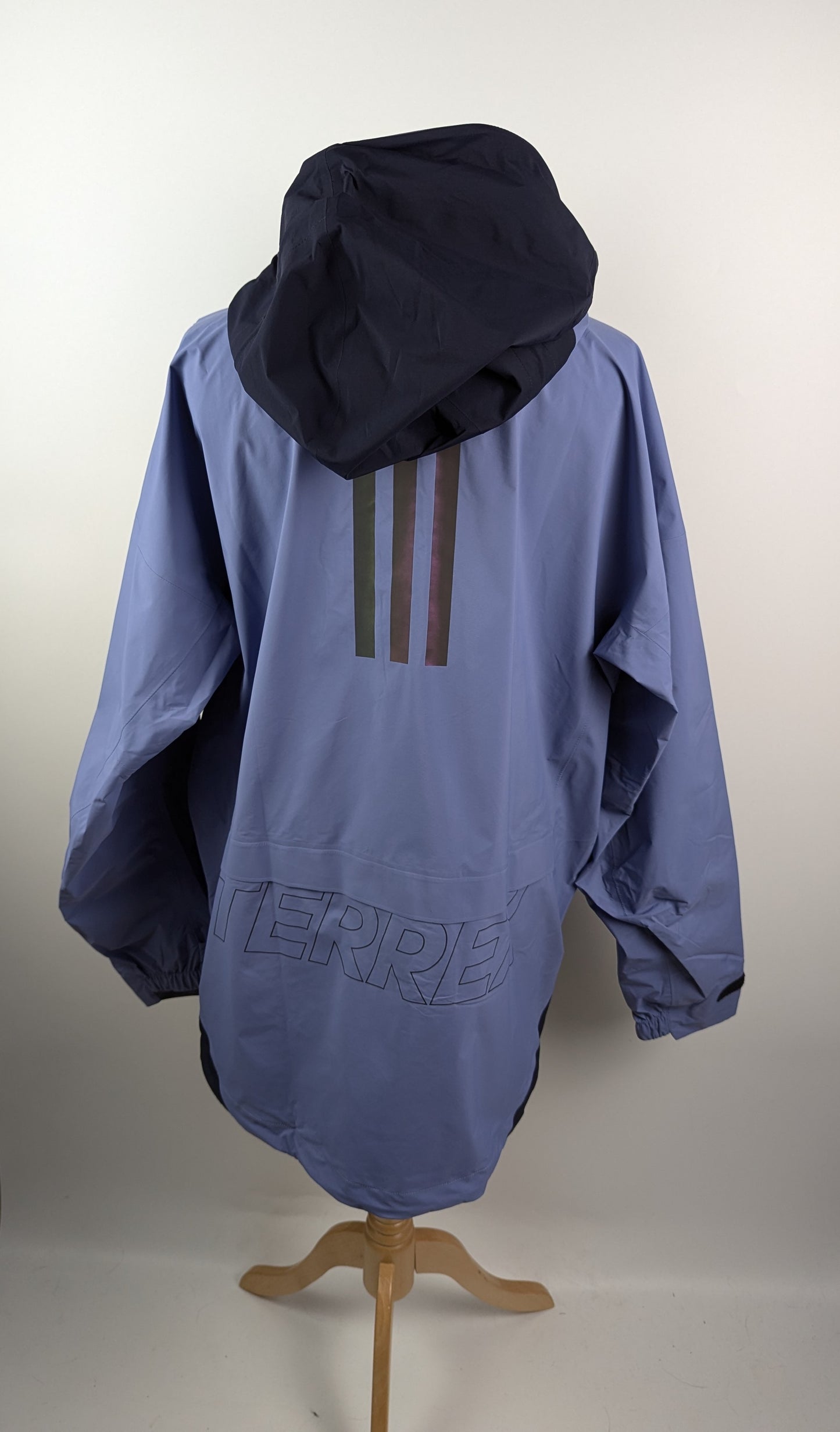 adidas Terrex Myshelter Gore-Tex Active Rain Jacket mens- Purple / Blue