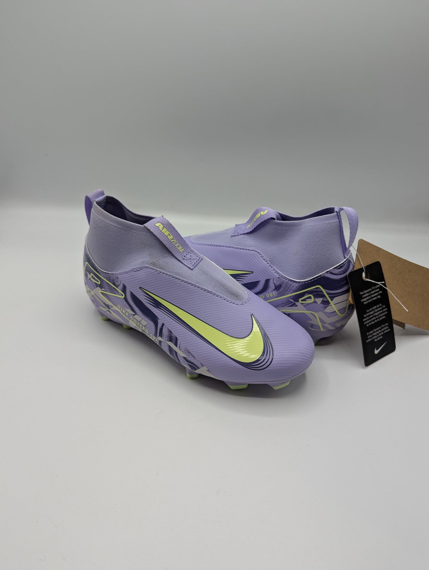 Nike Zoom Mercurial Superfly 10 Academy Firm Ground Football Boots Junior - Purple