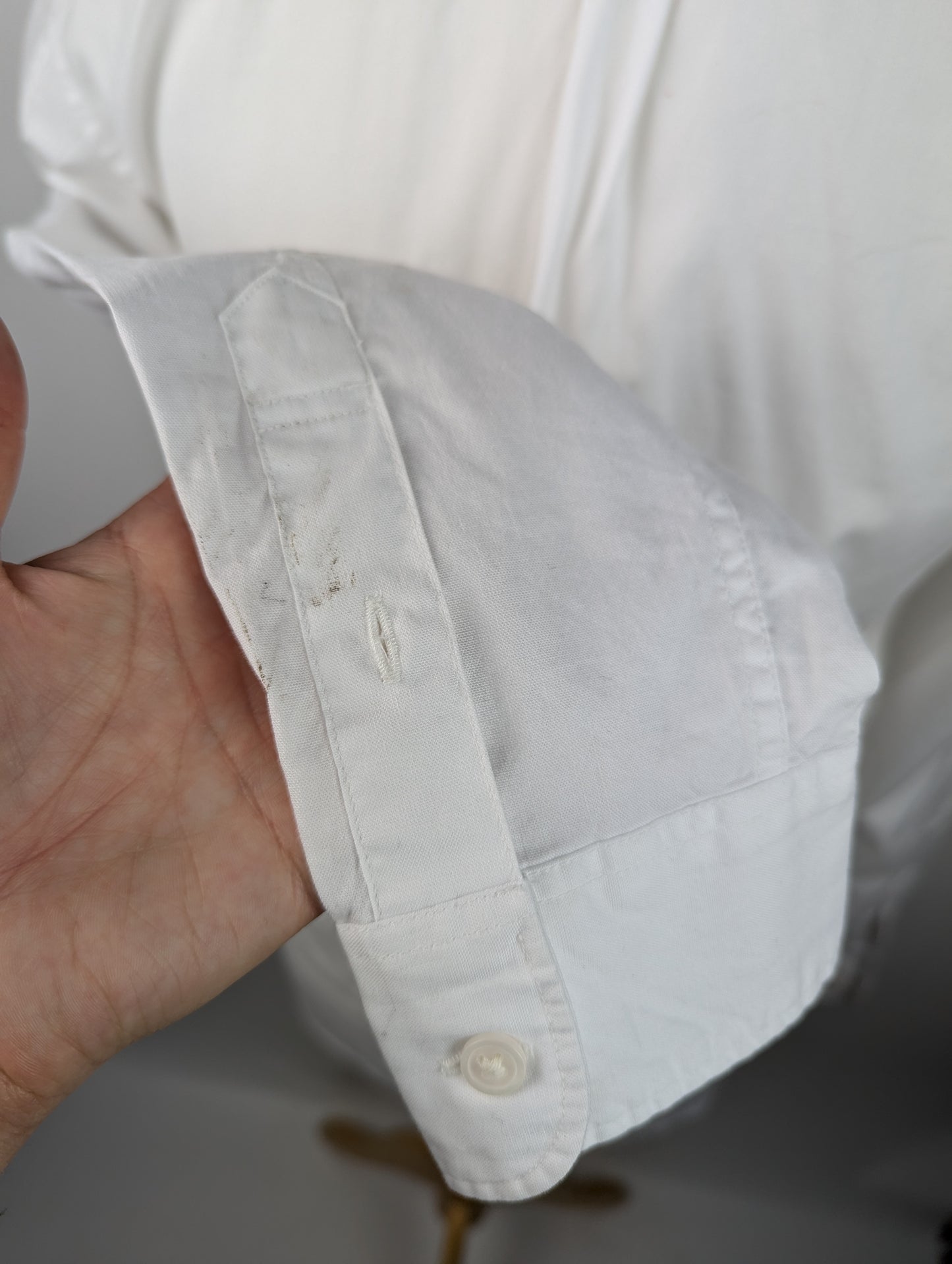 AllSaints Hawthorn Long Sleeve Shirt Mens - White