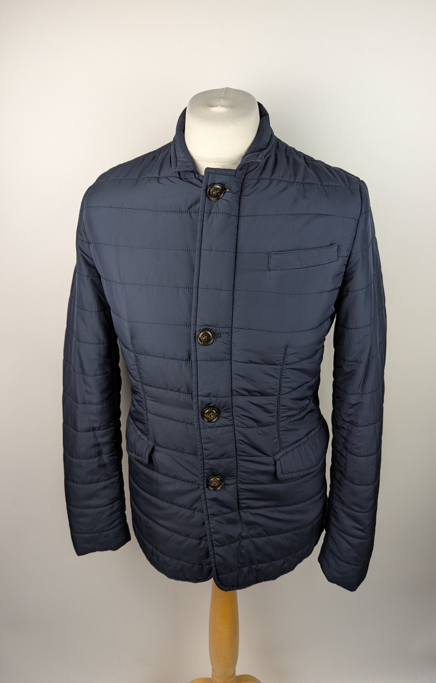 Tommy Hilfiger Mens Quilted Down Jacket - Blue