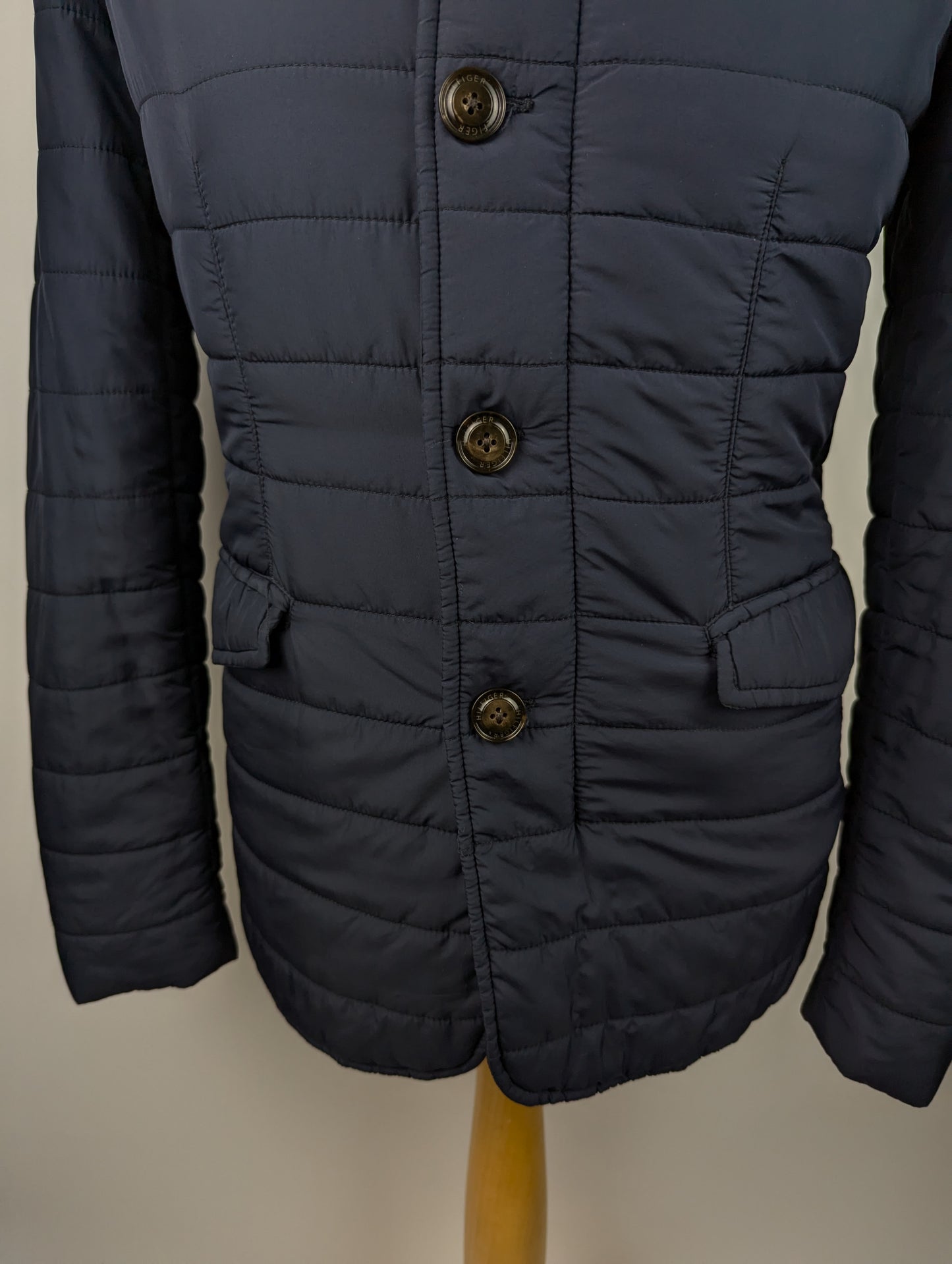 Tommy Hilfiger Mens Quilted Down Jacket - Blue