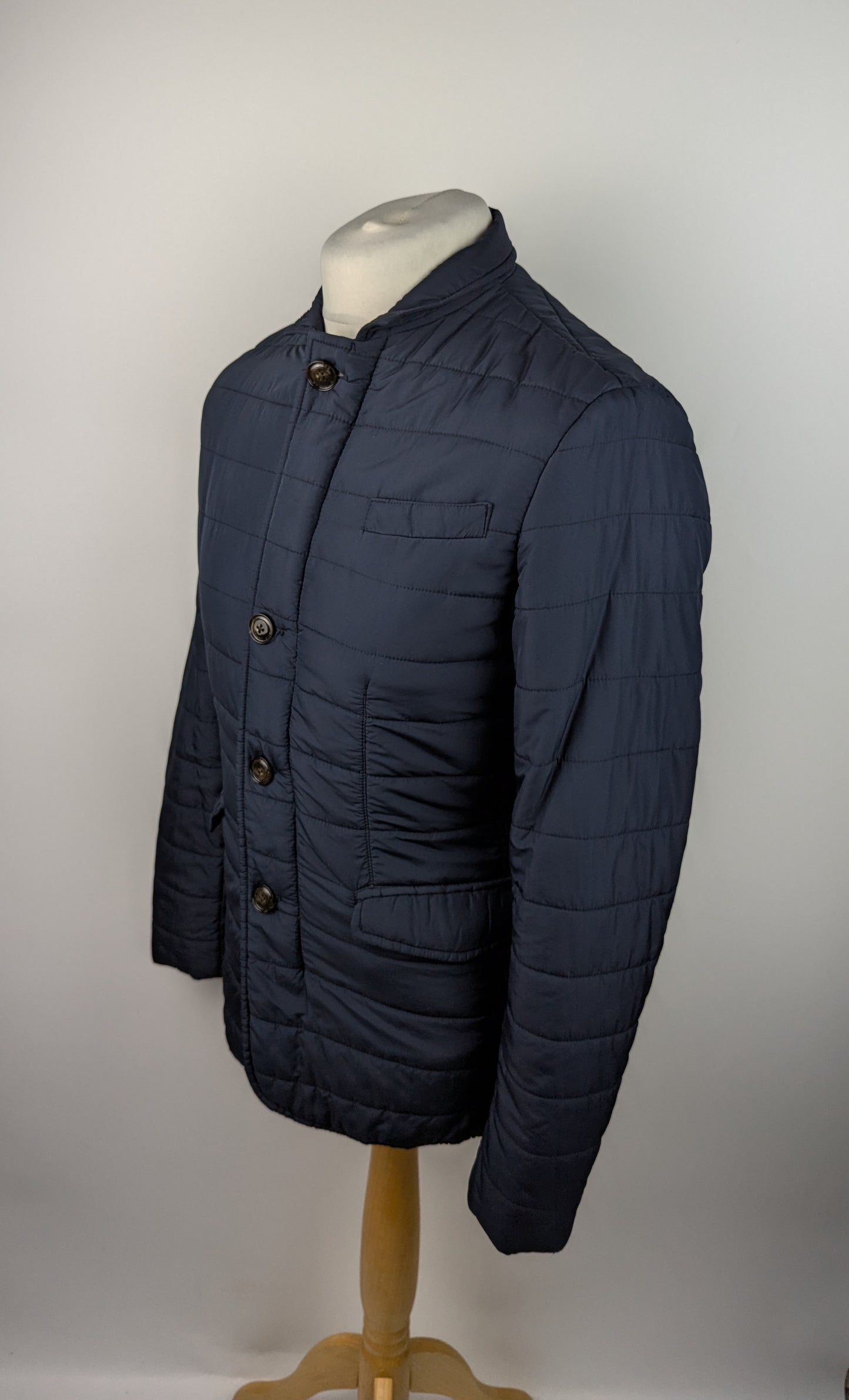 Tommy Hilfiger Mens Quilted Down Jacket - Blue
